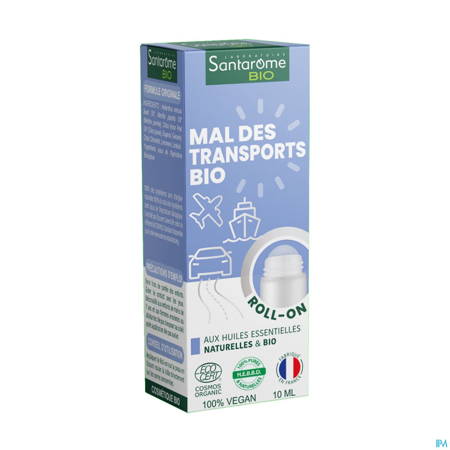 Santarome Bio Mal Des Transports Roll On 10ml