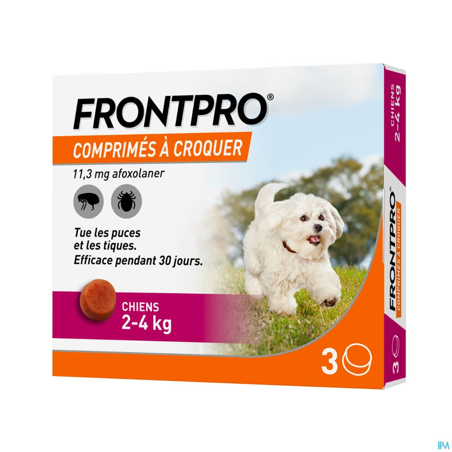 Frontpro Antiparasitaire Chien 2/4kg Comprime 3