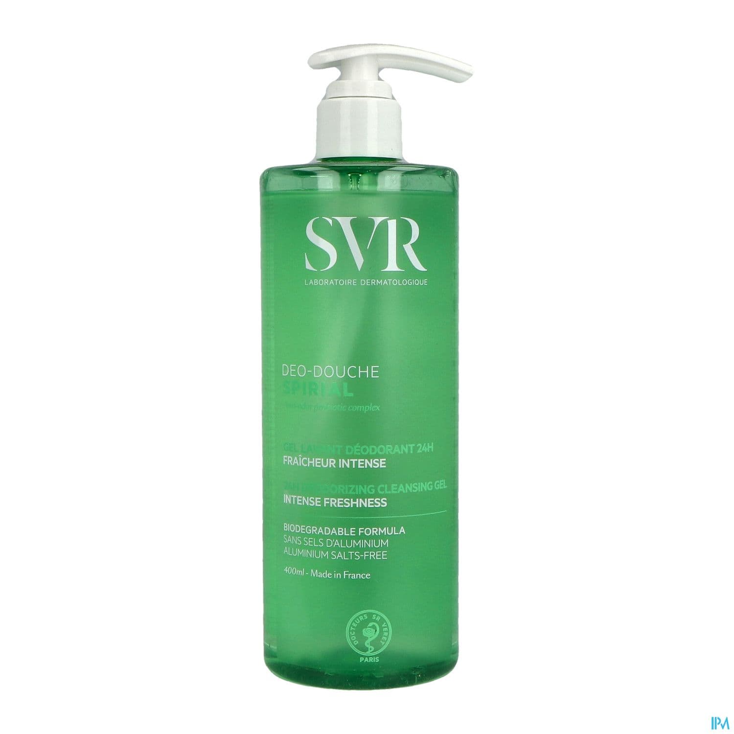 SVR SPIRIAL DEO DCHE GEL 400ML — Pharmacie St Honoré - Amiens
