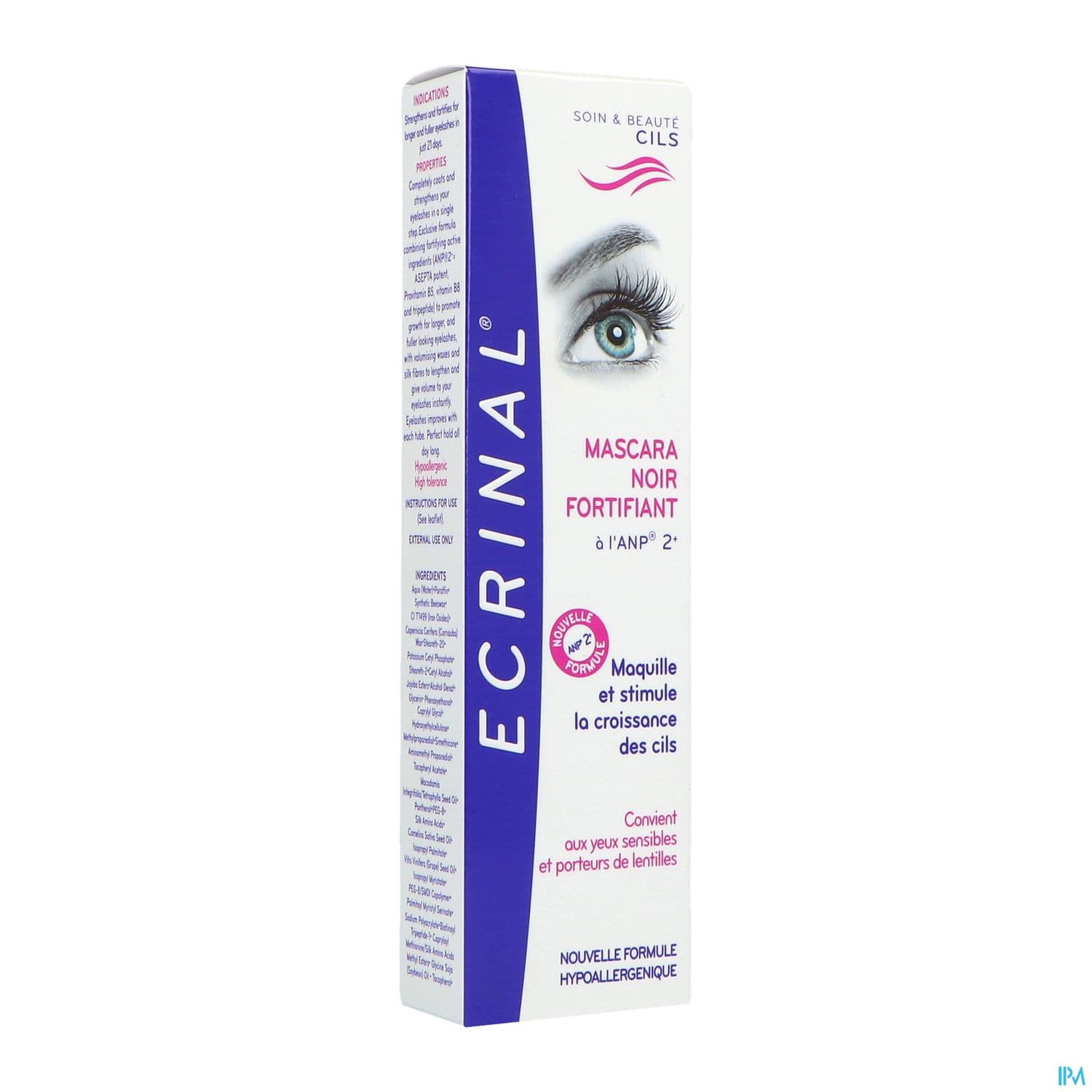 Ecrinal Cils Mascara Fortifiant Noir 7ml