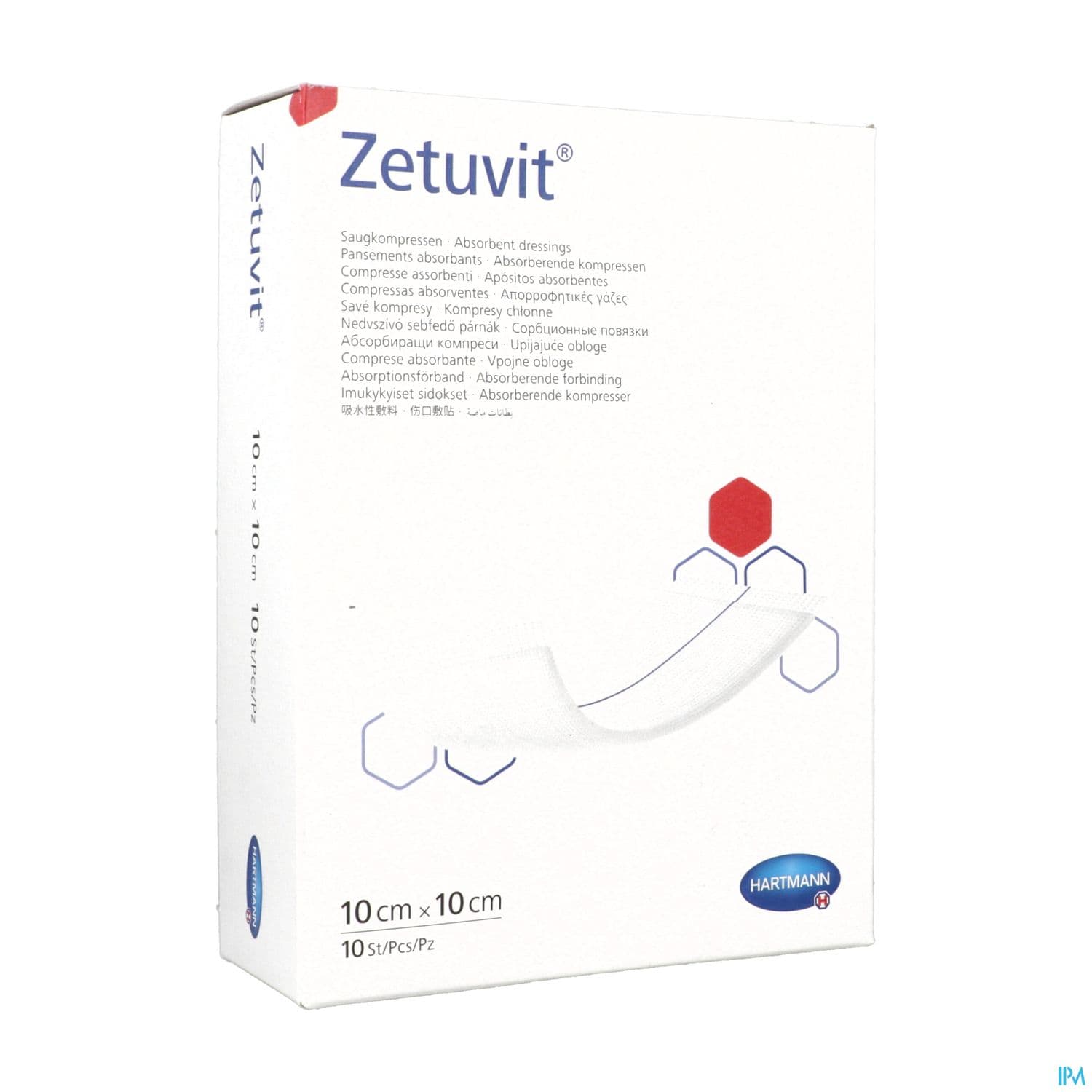 PANS AMERIC ZETUVIT 10X10CM 10 — Pharmacie Riviera