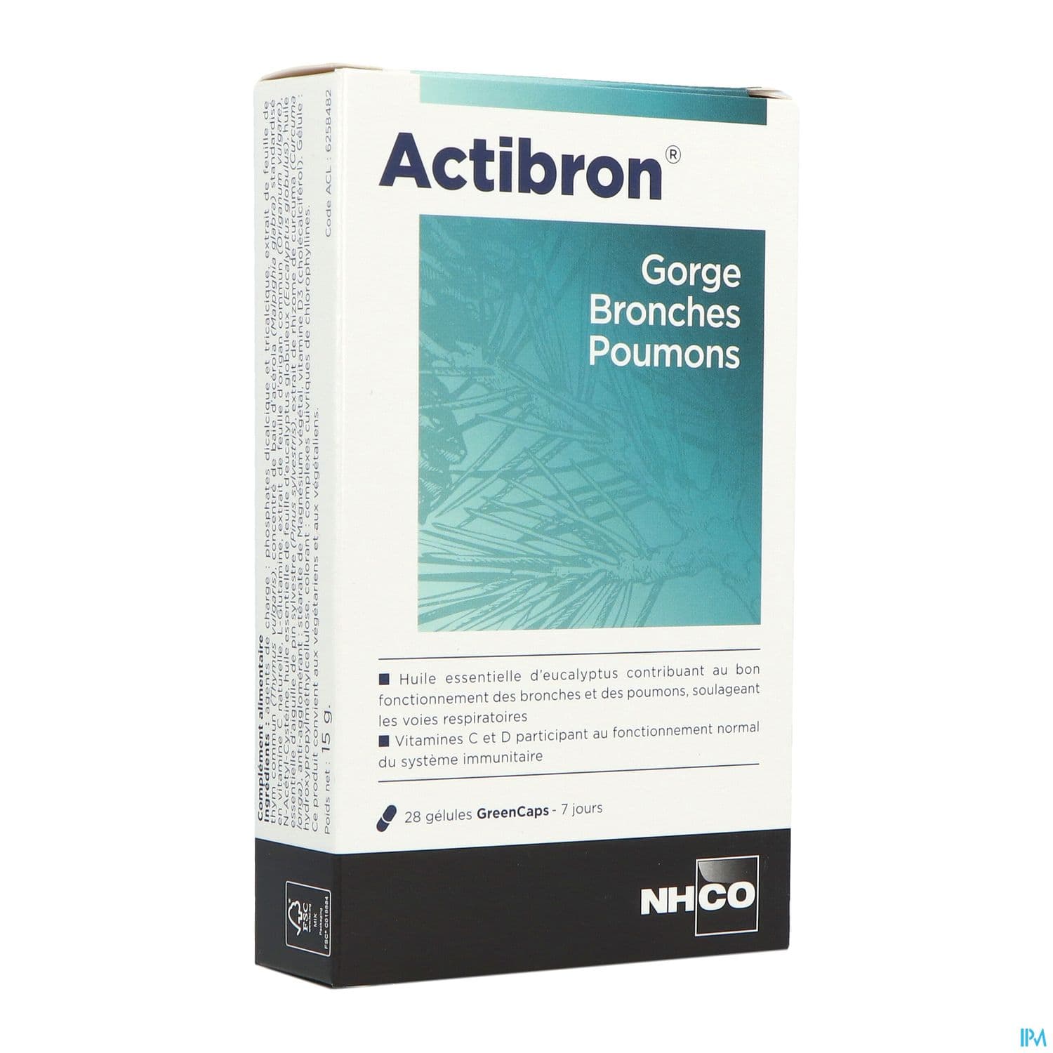 NHCO ACTIBRON GELUL 28 — Pharmacie de la Gare