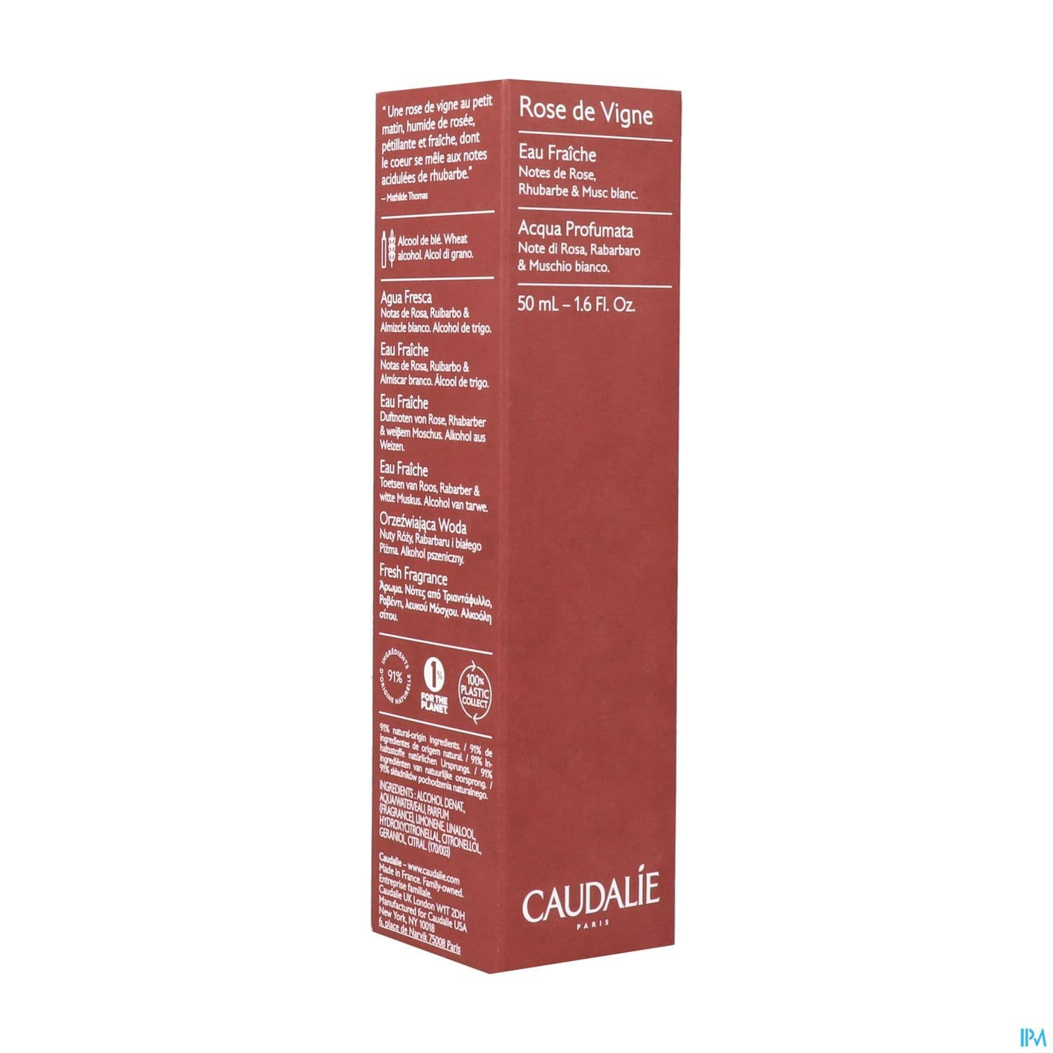 CAUDALIE EAU FRAICHE ROS VIGNE50ML