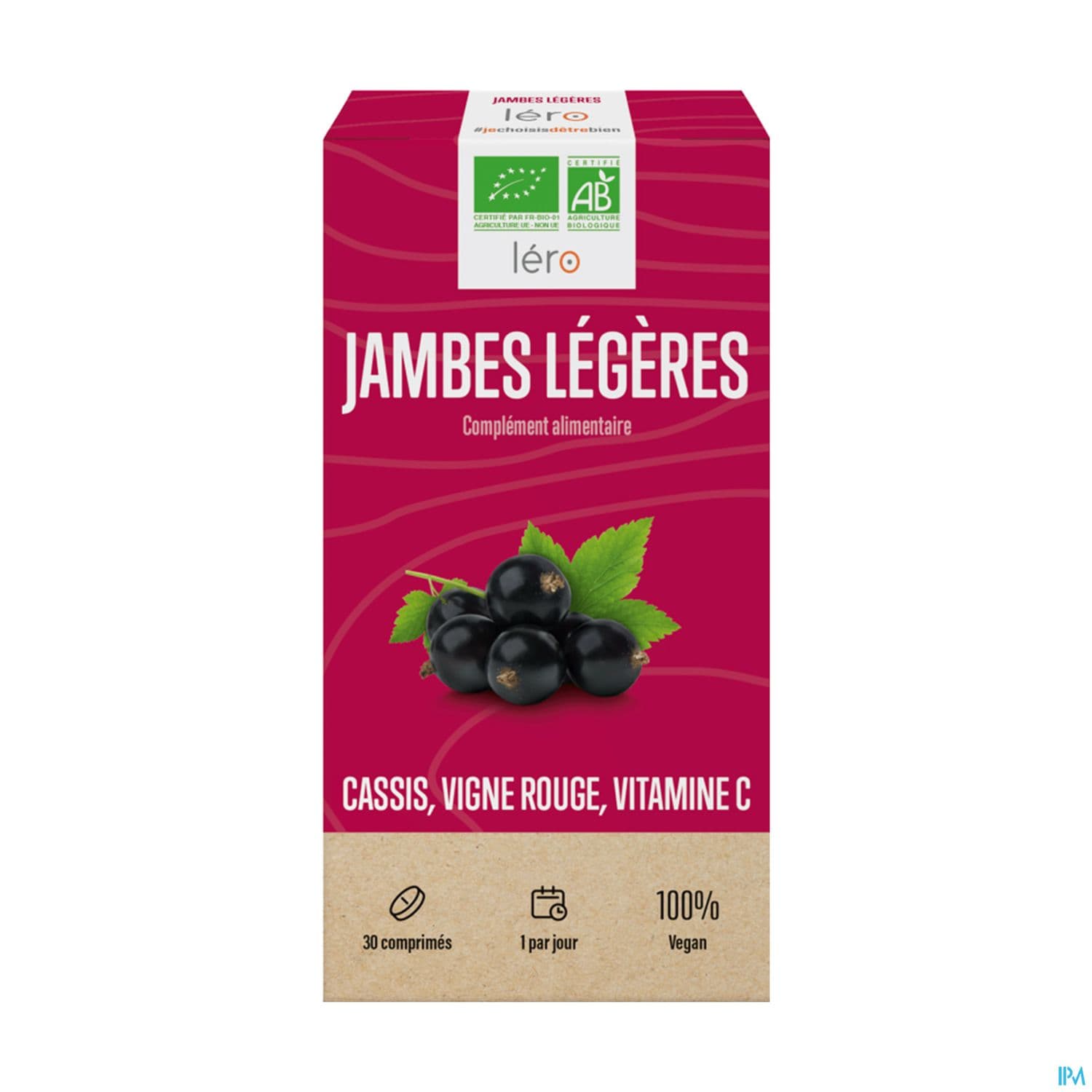 Lero Jambes Legeres Bio Comprime 30