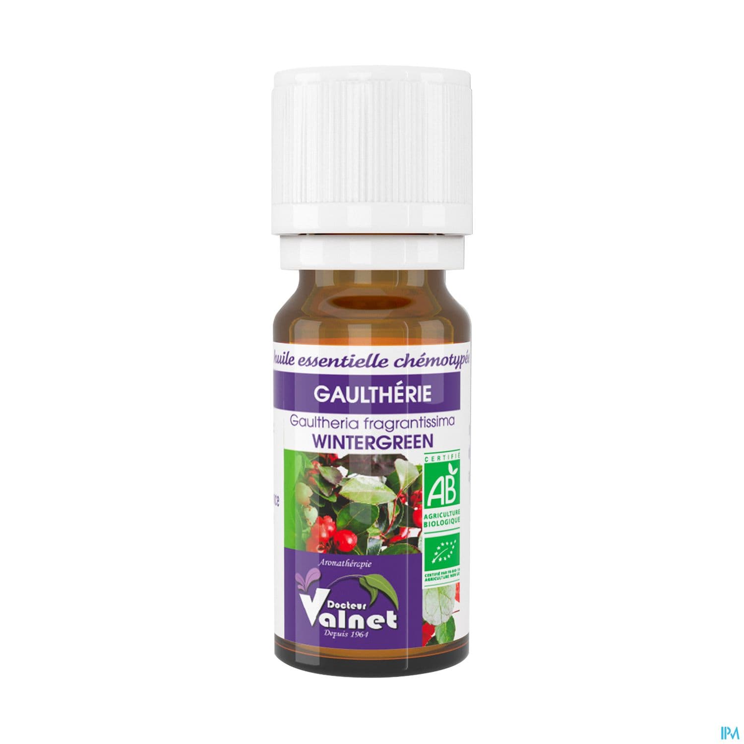 Valnet Huile Essentielle Gaultherie Bio 10ml — Pharmacie Pharmavance Auteuil