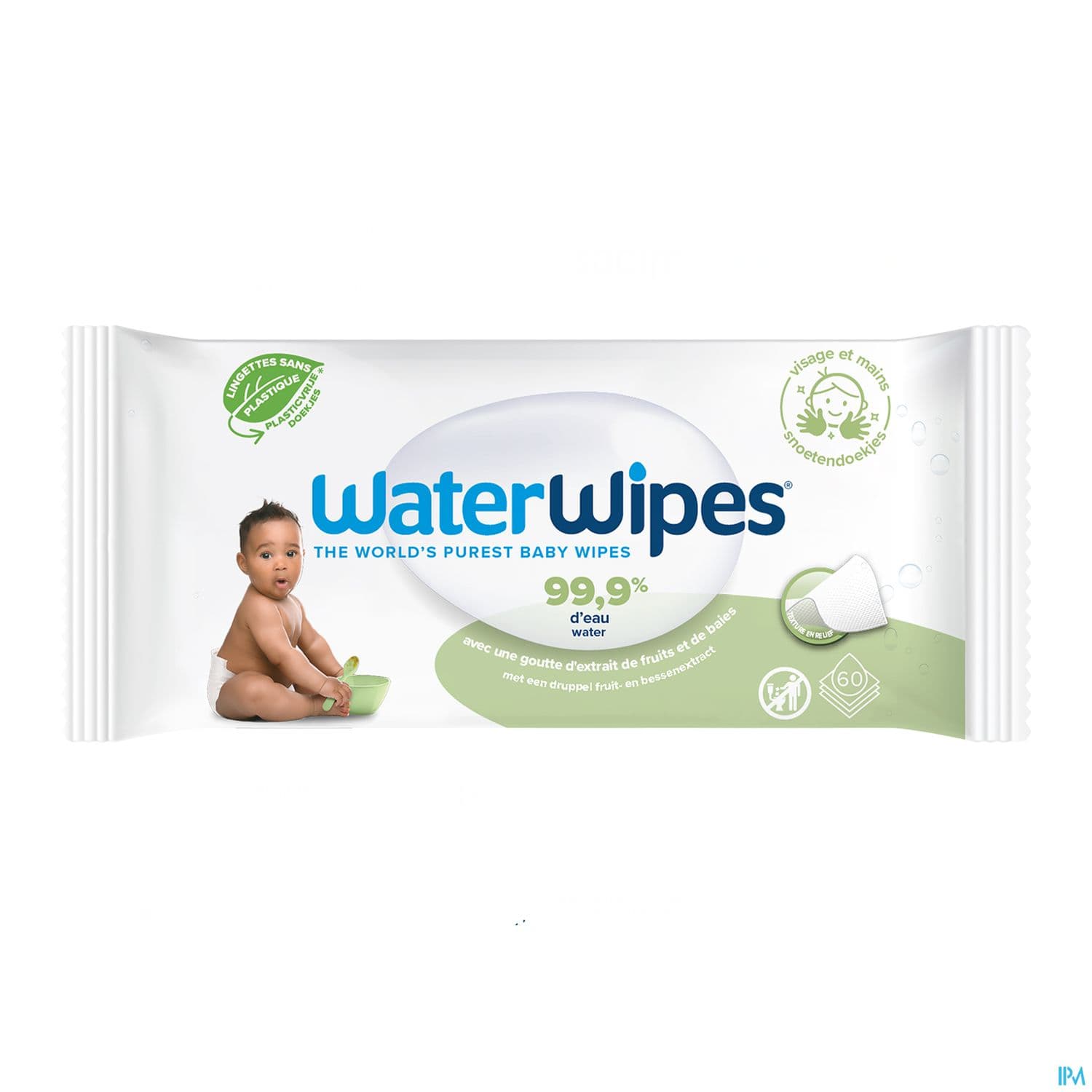WATER WIPES LINGET BB 99,99% X60
