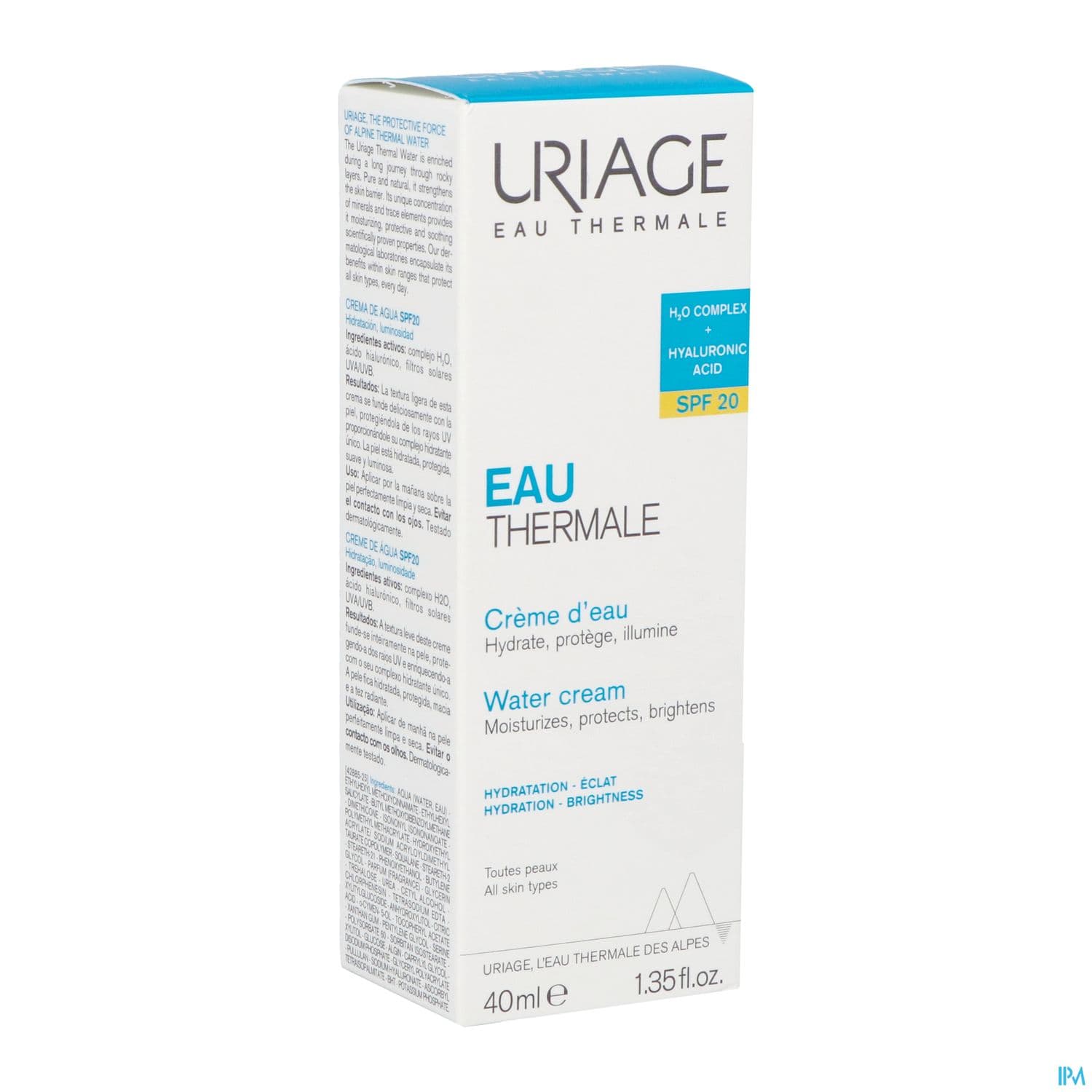 URIAGE EAU THERM CR EAU SPF20LEG40