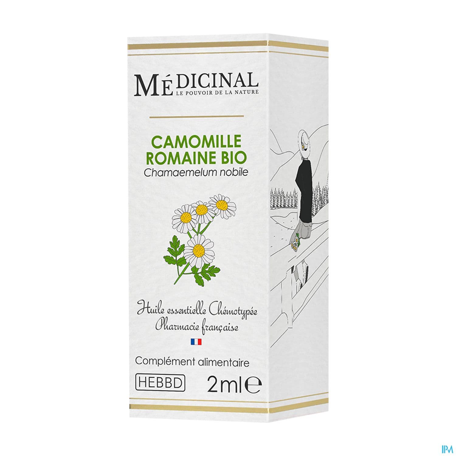 Medicinal Huile Essentielle Camomille Romaine Bio 2ml — Pharmacie St Honoré - Amiens