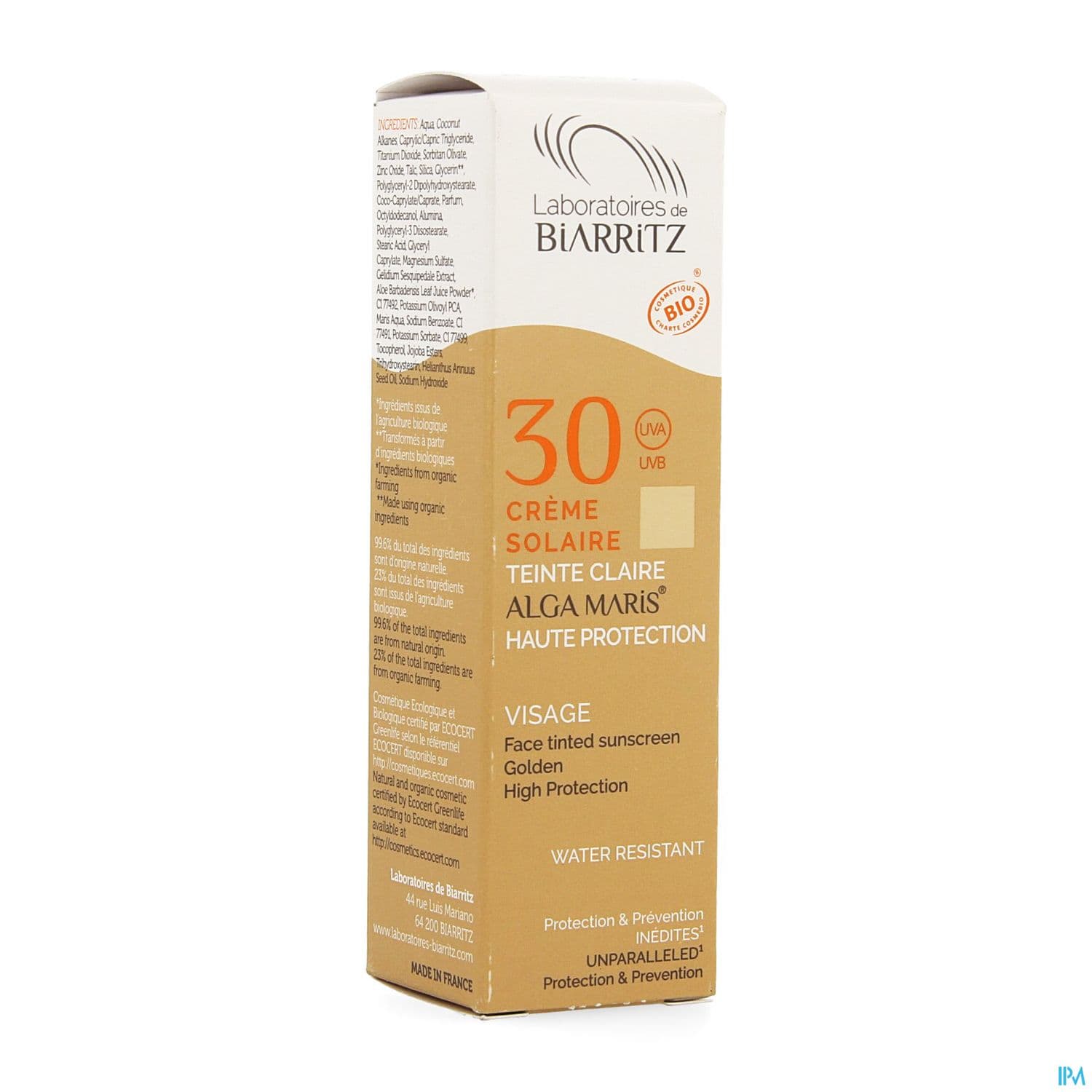 LDBIARRITZ CR SOL TEINT BEIG.SPF30