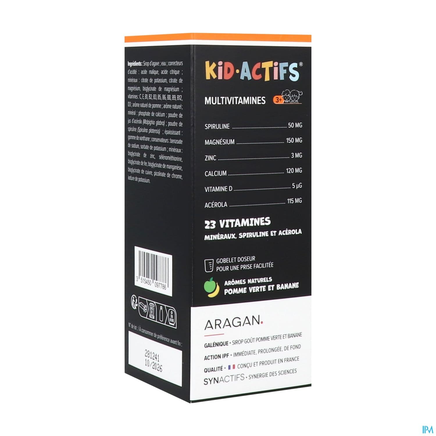 Synactifs Kidactifs Multivitamines Solution Buvable 125ml