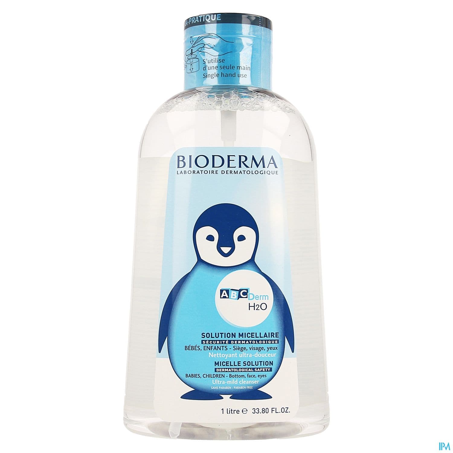 ABCDERM H2O SOL MICEL POMPE INV 1L — Pharmacie du Parc - Neuilly-sur-Seine
