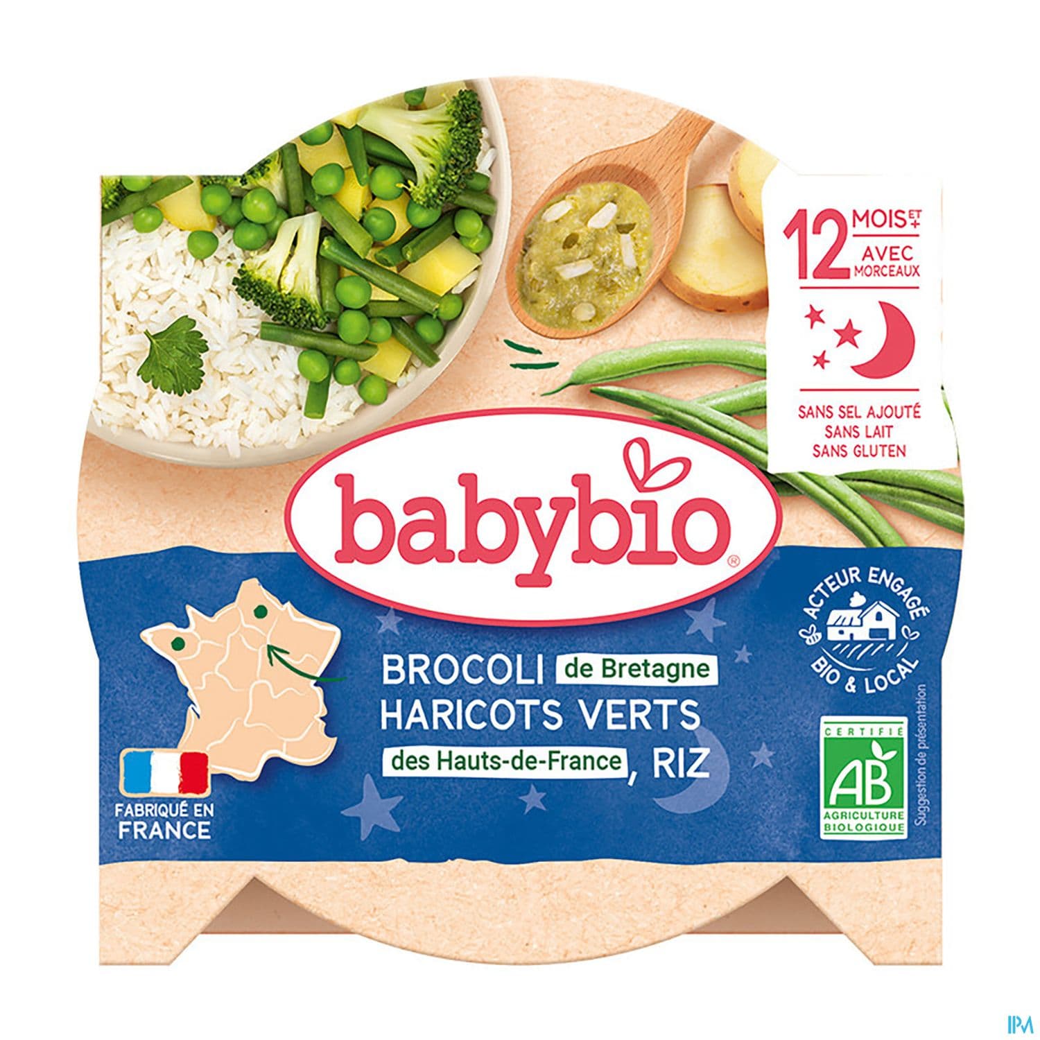 BABYBIO BON/NUIT FARAND LEG/RIZ