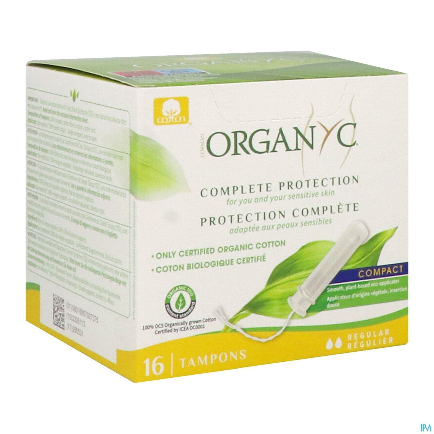 ORGANYC TAMPON APPLIC BIO NORM 16