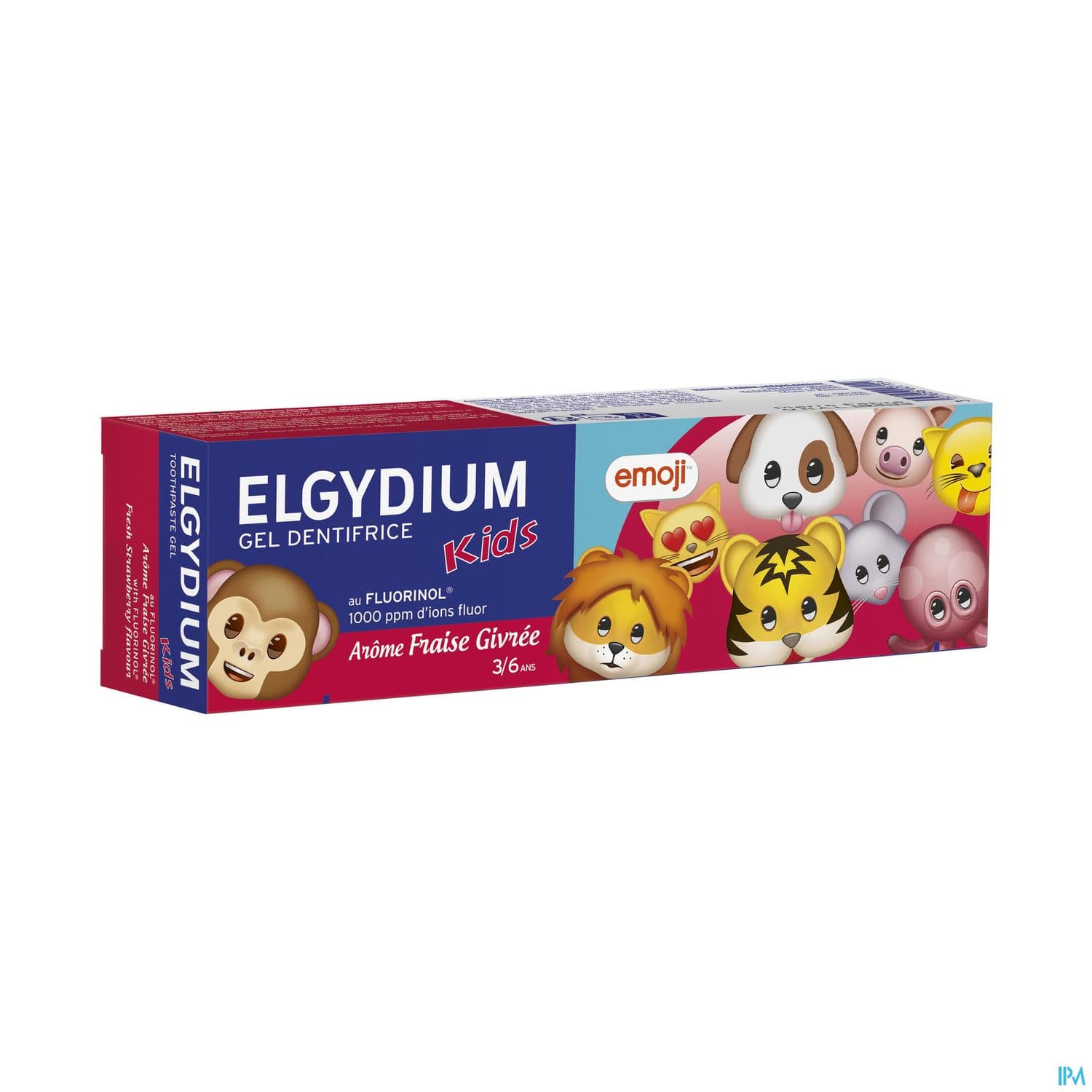Elgydium Kids Gel Dentifrice Fraise Givree Emoji 50ml