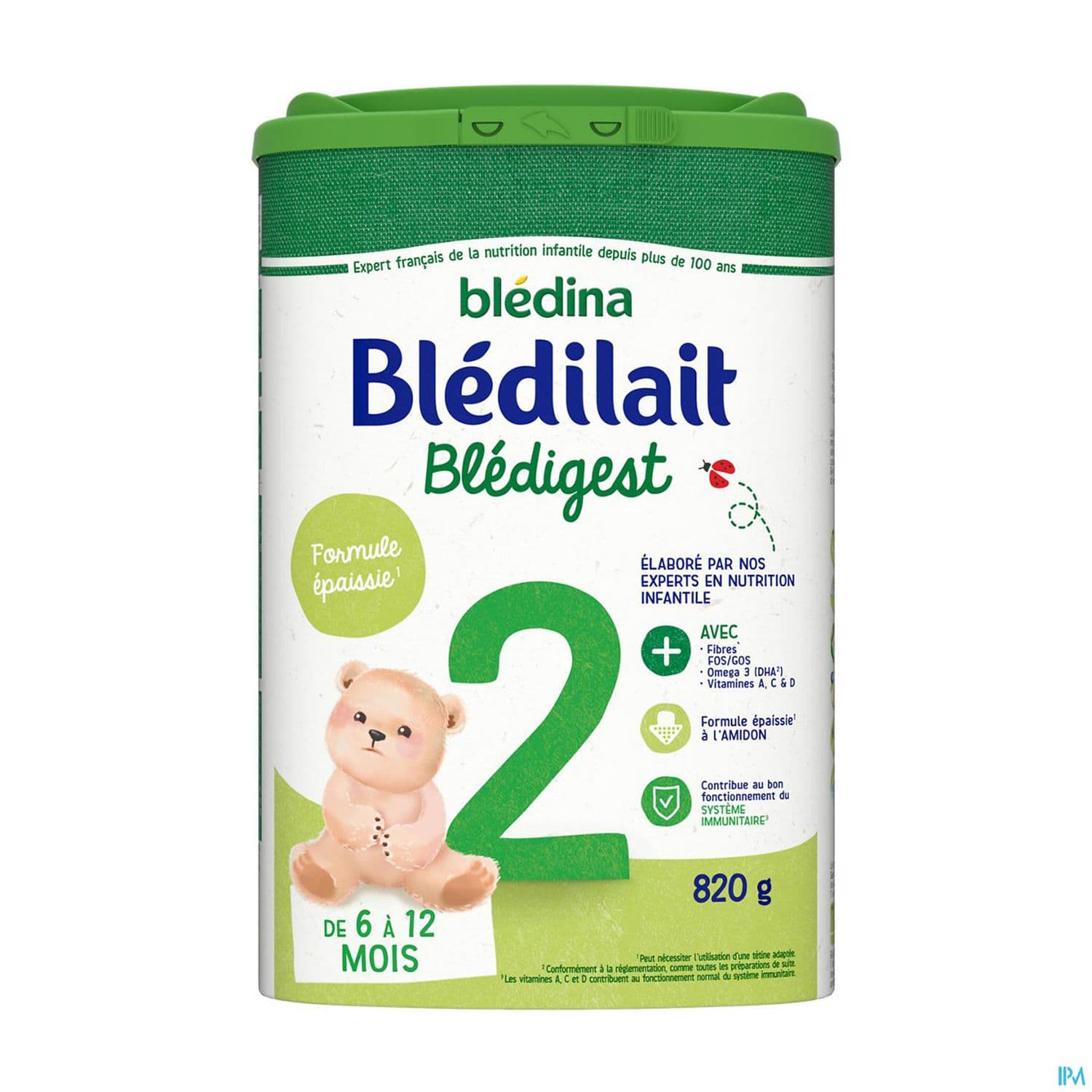 BLEDIGEST 2EME AGE LAIT PDR 820G