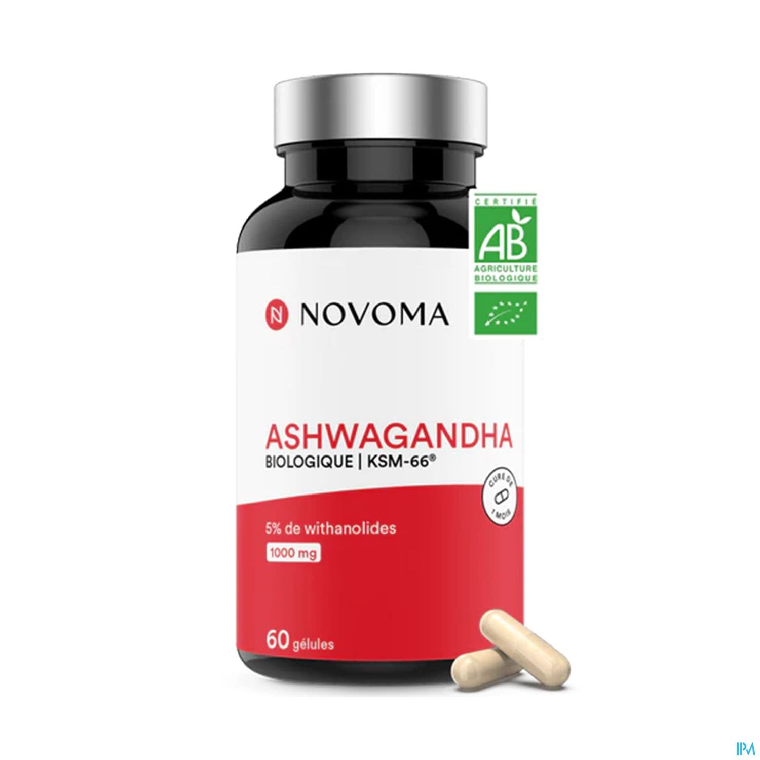 NOVOMA ASHASHWAGANDHA BIO GELUL 60 — Pharmacie Lillenium Lille by Nexum