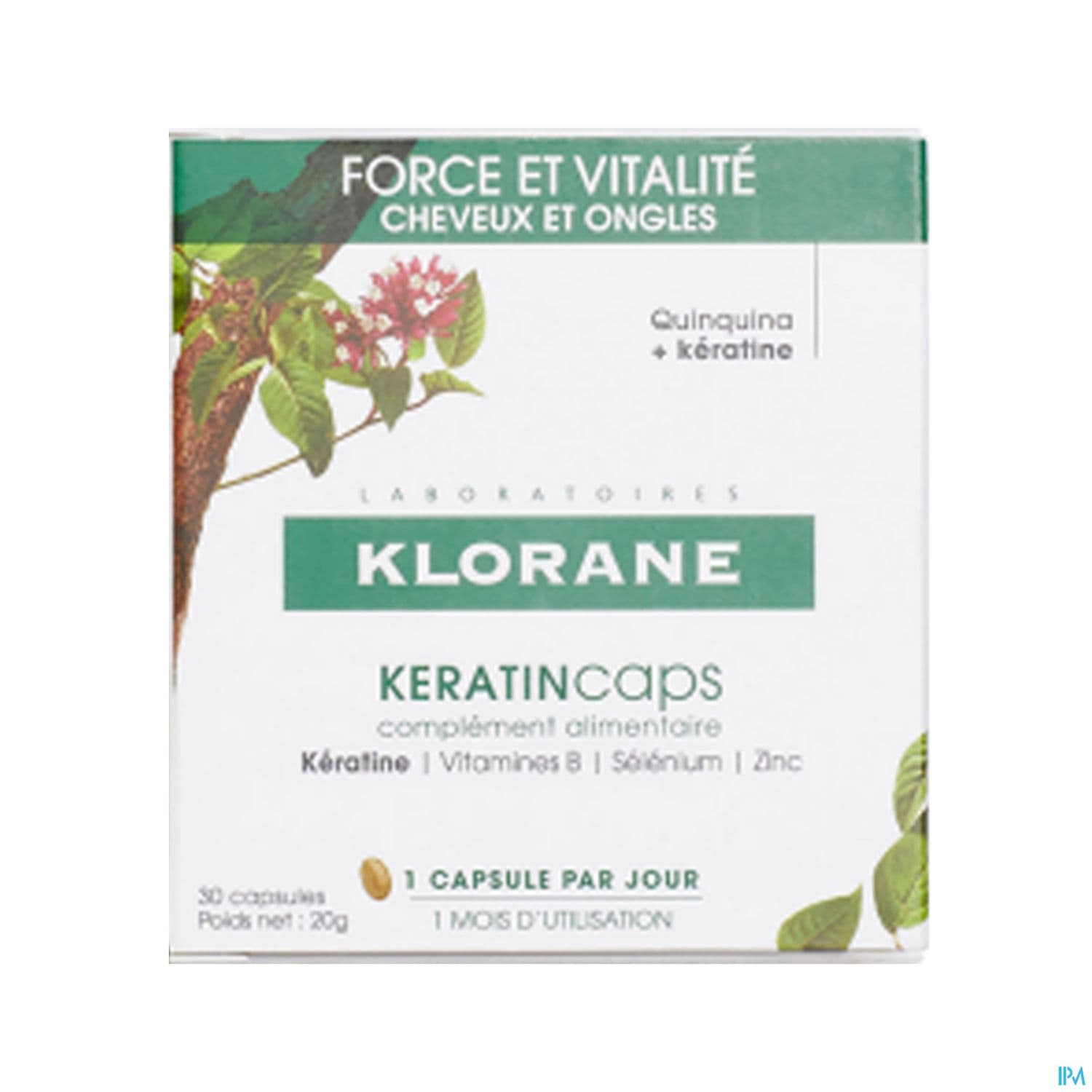 Klorane Keratincaps Force Et Vitalite Capsule 90