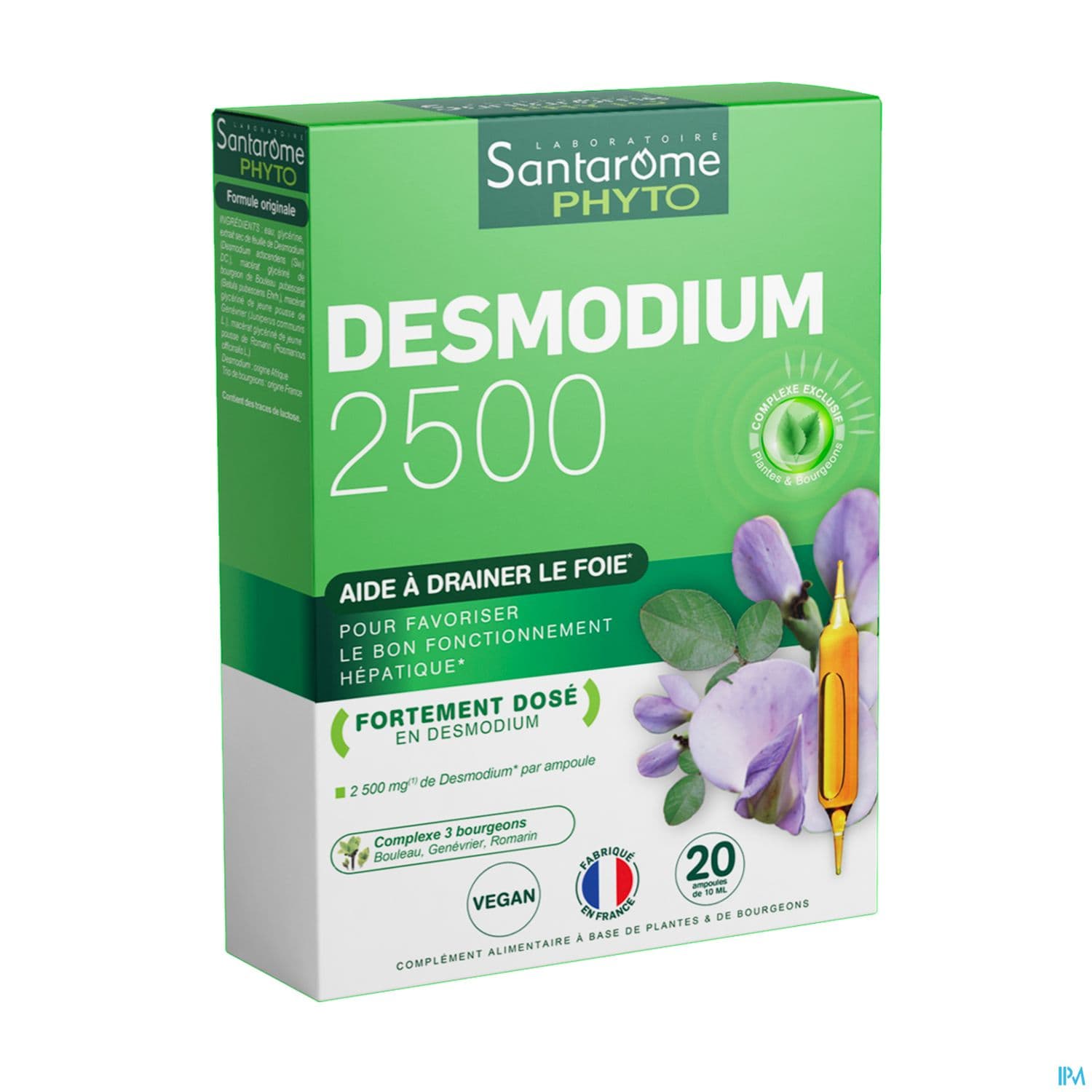 Santarome Desmodium 2500 Ampoule Buvable 10ml 20 — Pharmacie De Mailloles
