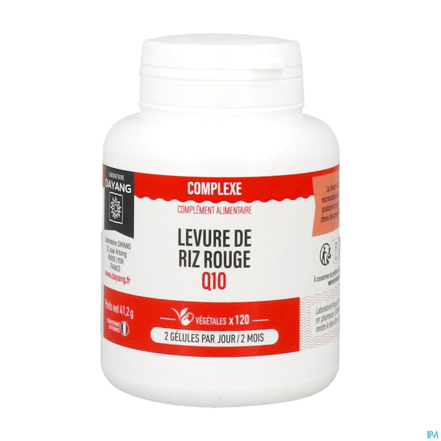Dayang Levure De Riz Rouge + Q10 Gelule 120