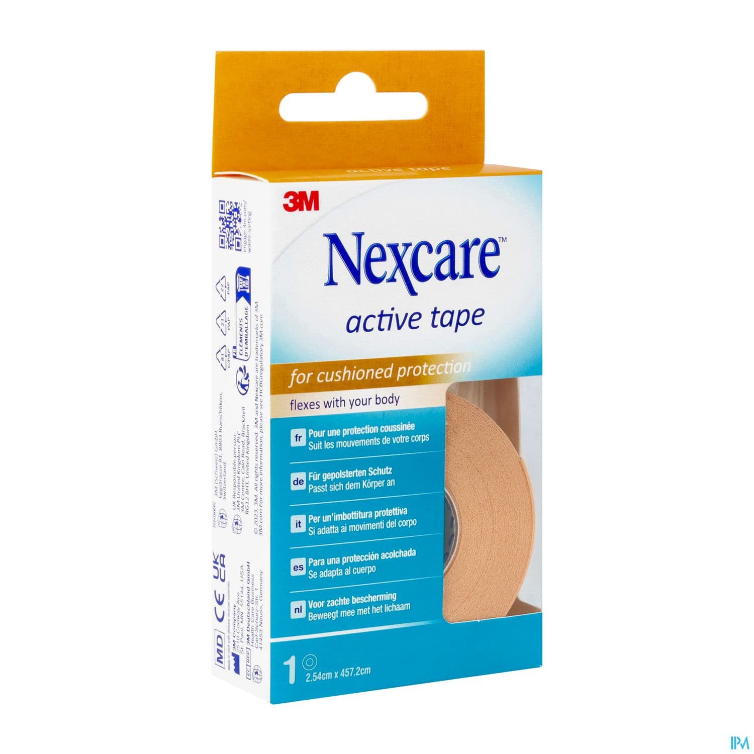 NEXCARE ACTIV TAPE SPARA2,5CMX4,5M