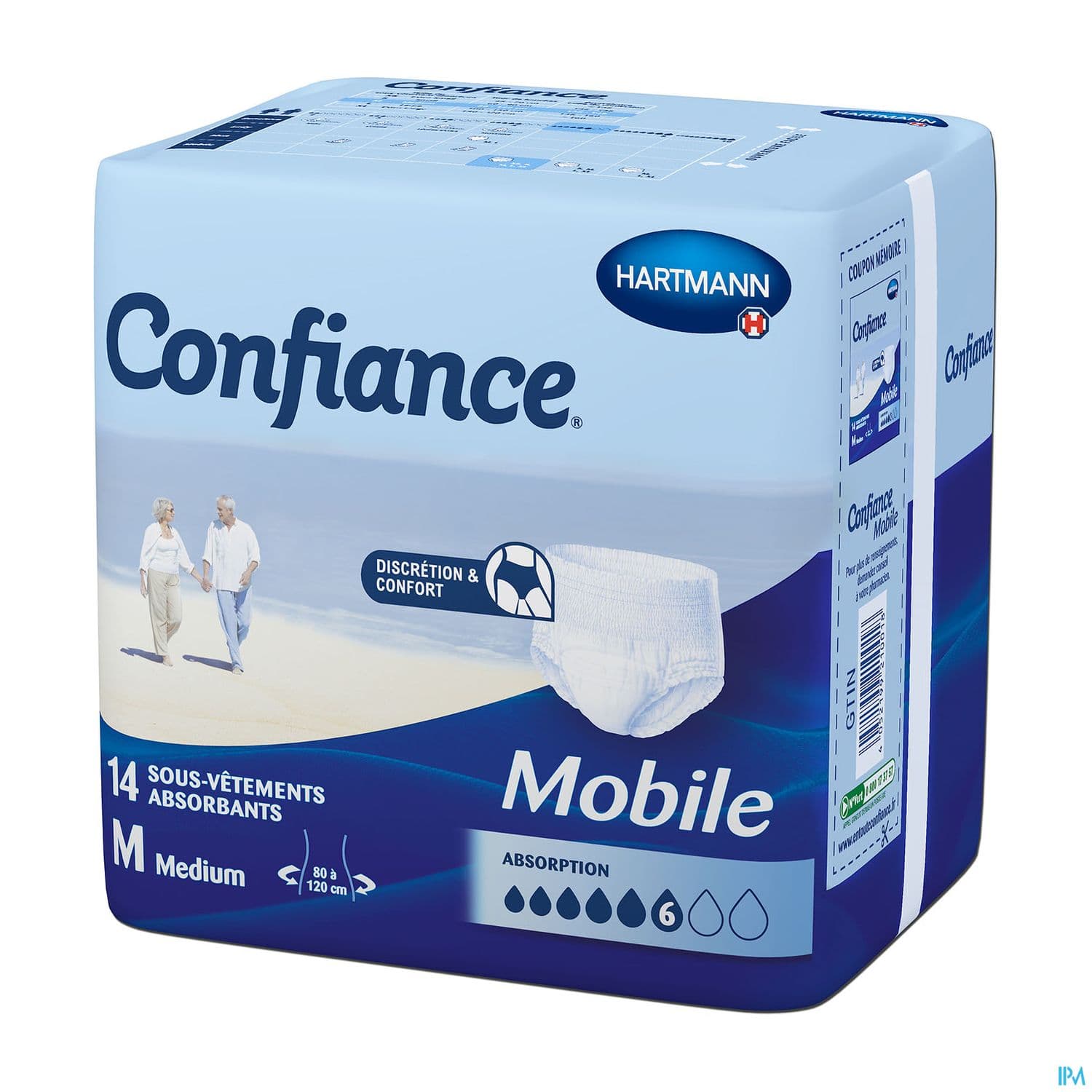 Hartmann Confiance Mobile Absorption 6 Slip Absorbant M 14