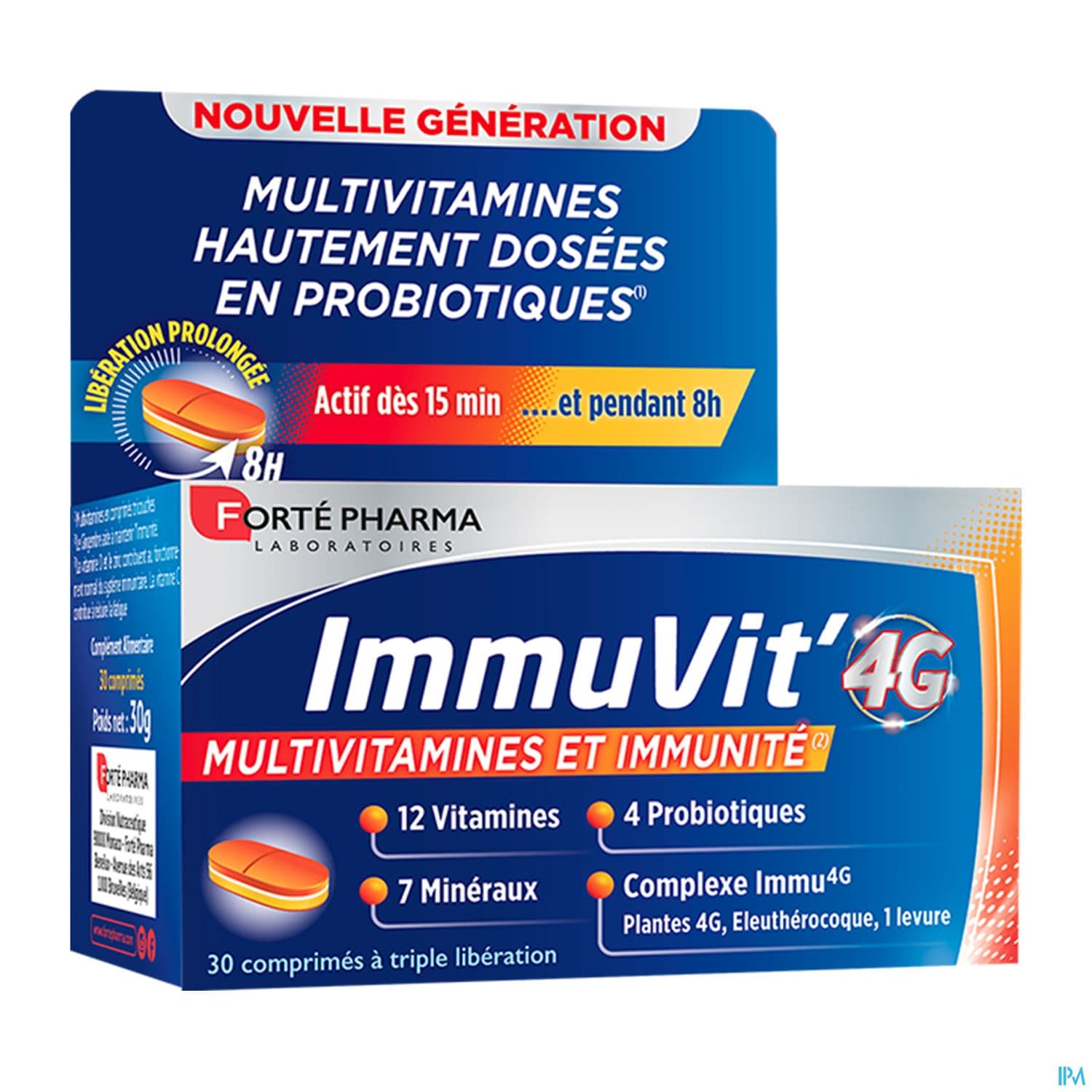 Forte Pharma Immuvit' 4g Comprime Tricouche 30