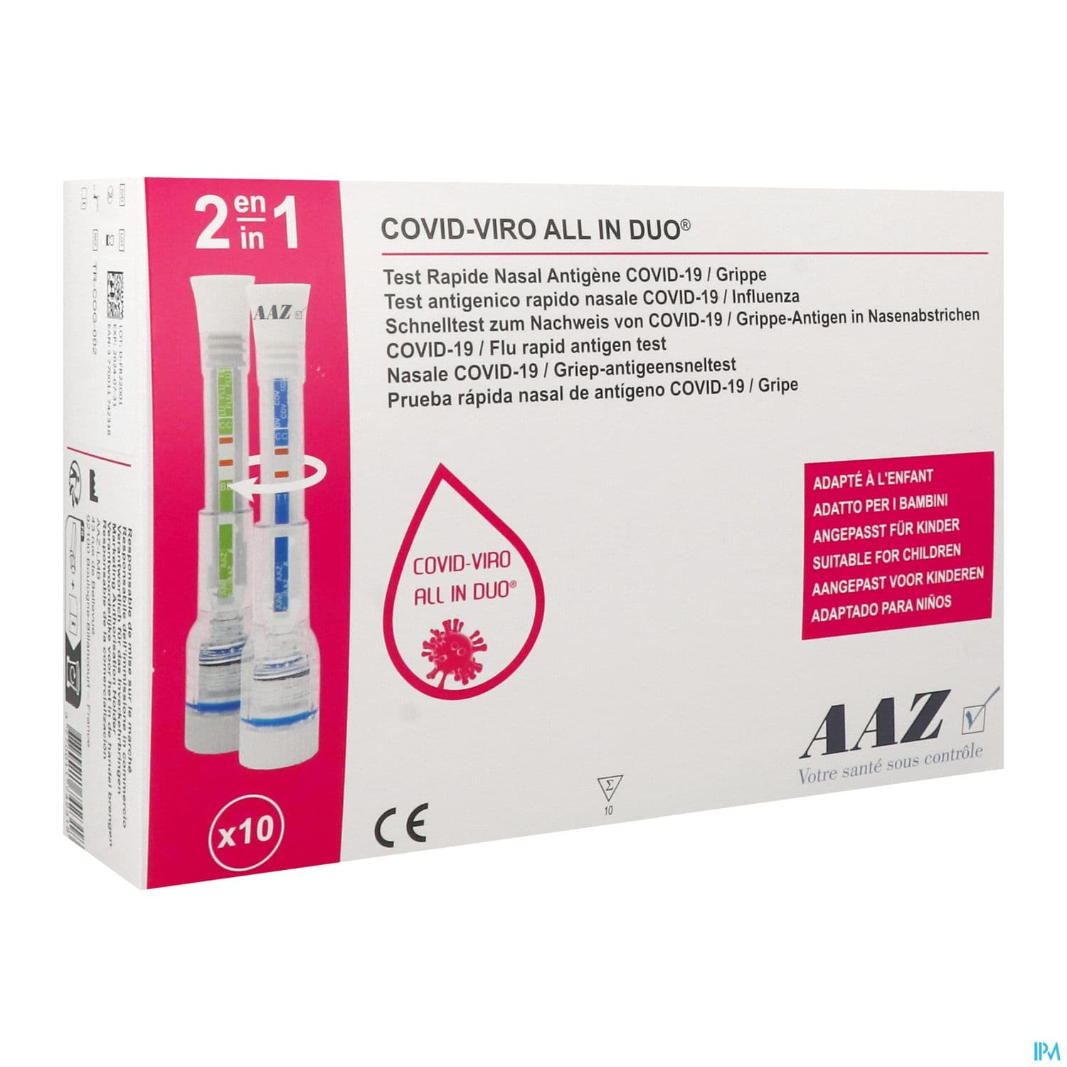 AAZ COVID-VIRO ALL IN DUO AG X10