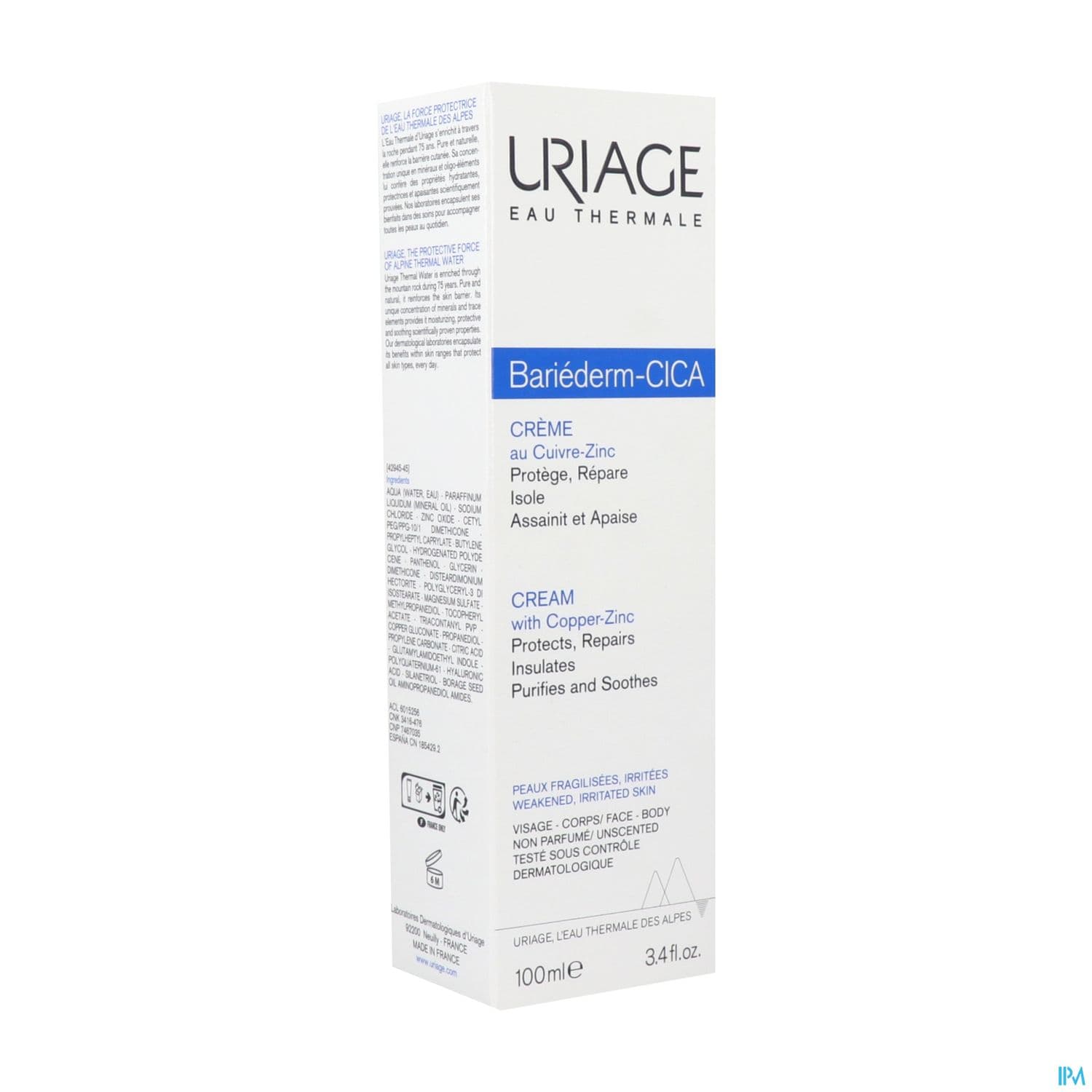 URIAGE BARIEDERM CICA CR 100ML