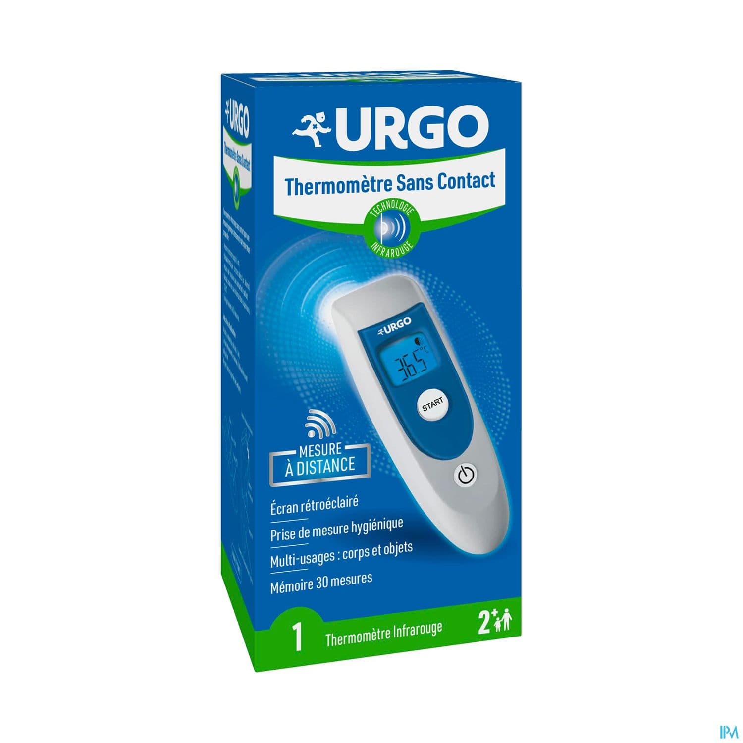 Urgo Thermometre Sans Contact Frontal Multifonction