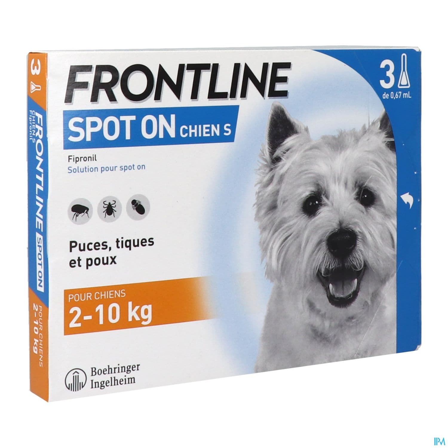 FRONTLINE CHIEN S SPOTON PIPET 3 — Pharmacie Monge