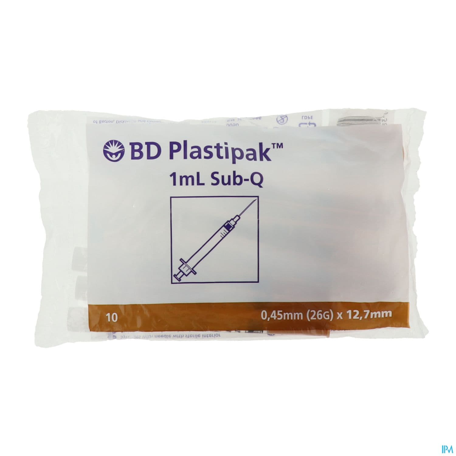 Bd Plastipak Seringue Sub-q 1ml 13mm 45/100 Mar 10