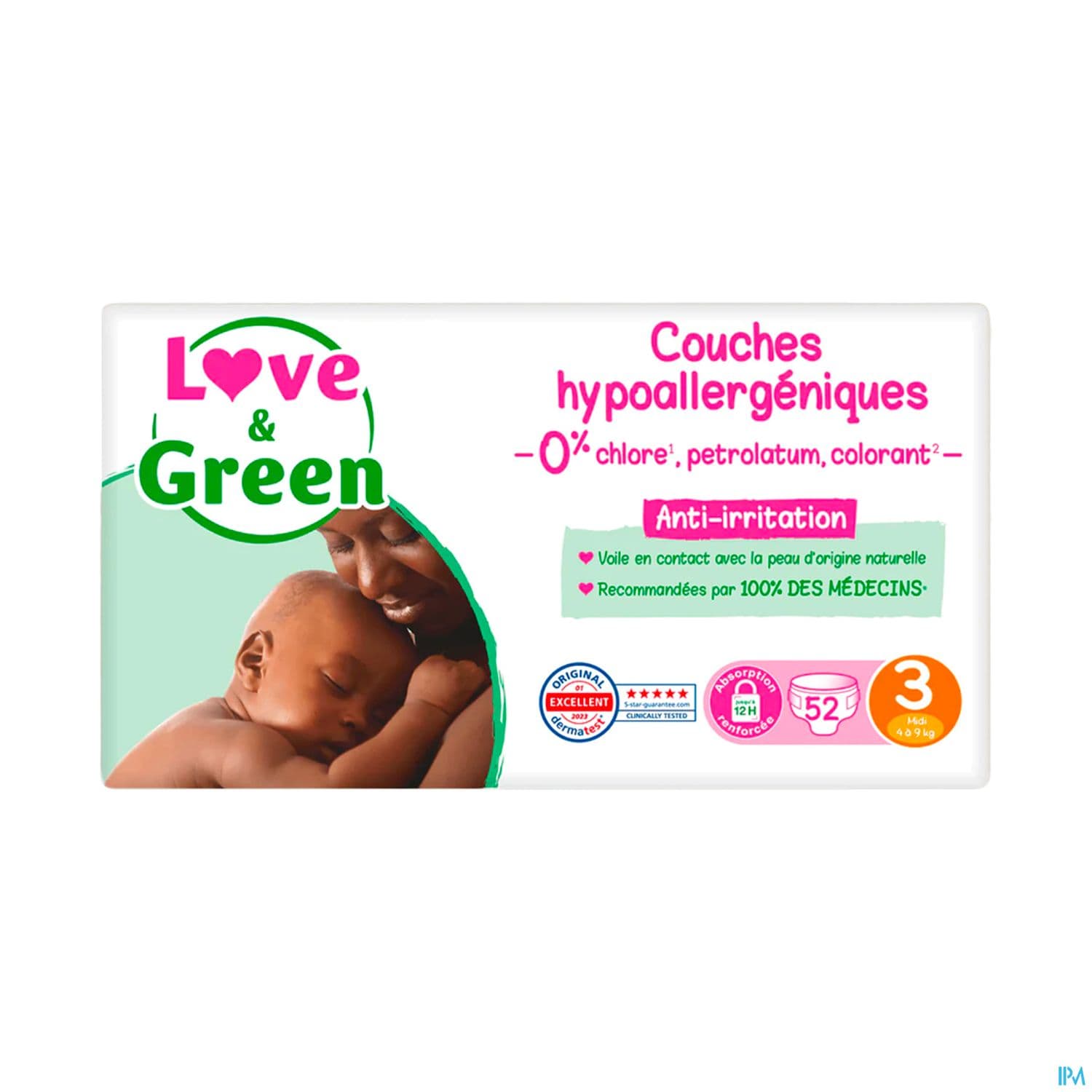 LOVE&GREEN COUCH ECO T3 4-9KG 52 — Pharmacie porte de la villette