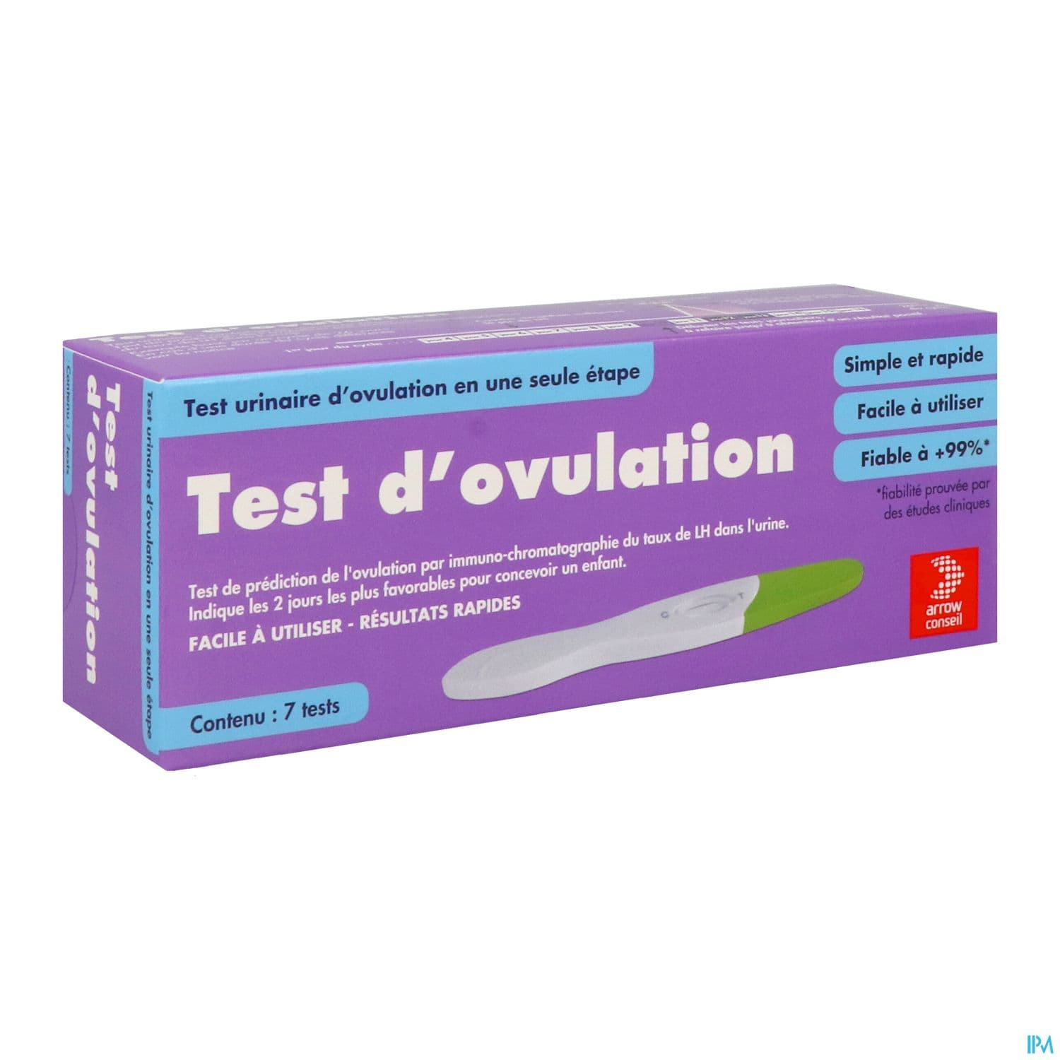 TEST OVULATION ARROW BTE 7 — Pharmacie Fontaine Tours