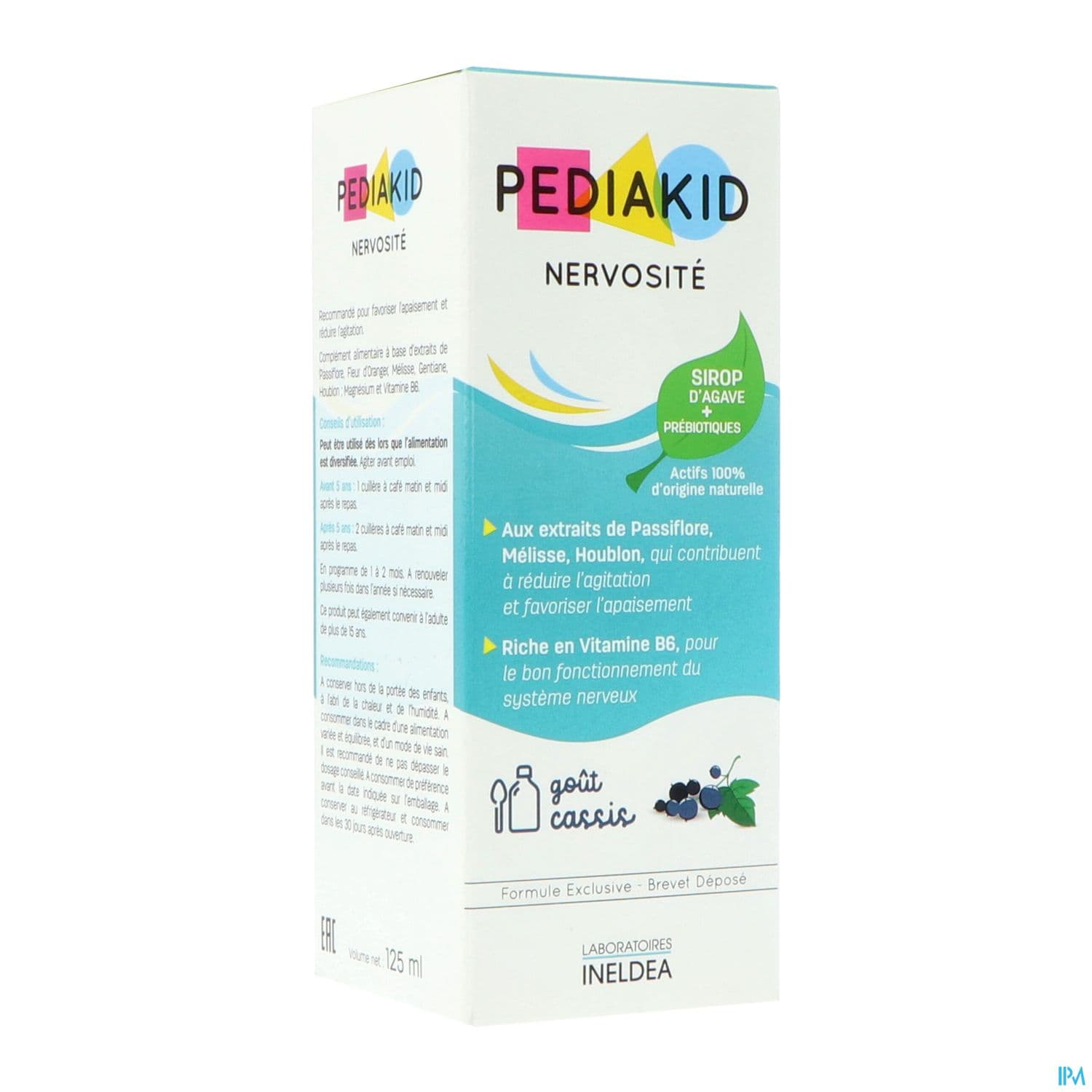 PEDIAKID NERVOSITE CASSIS SP 125ML