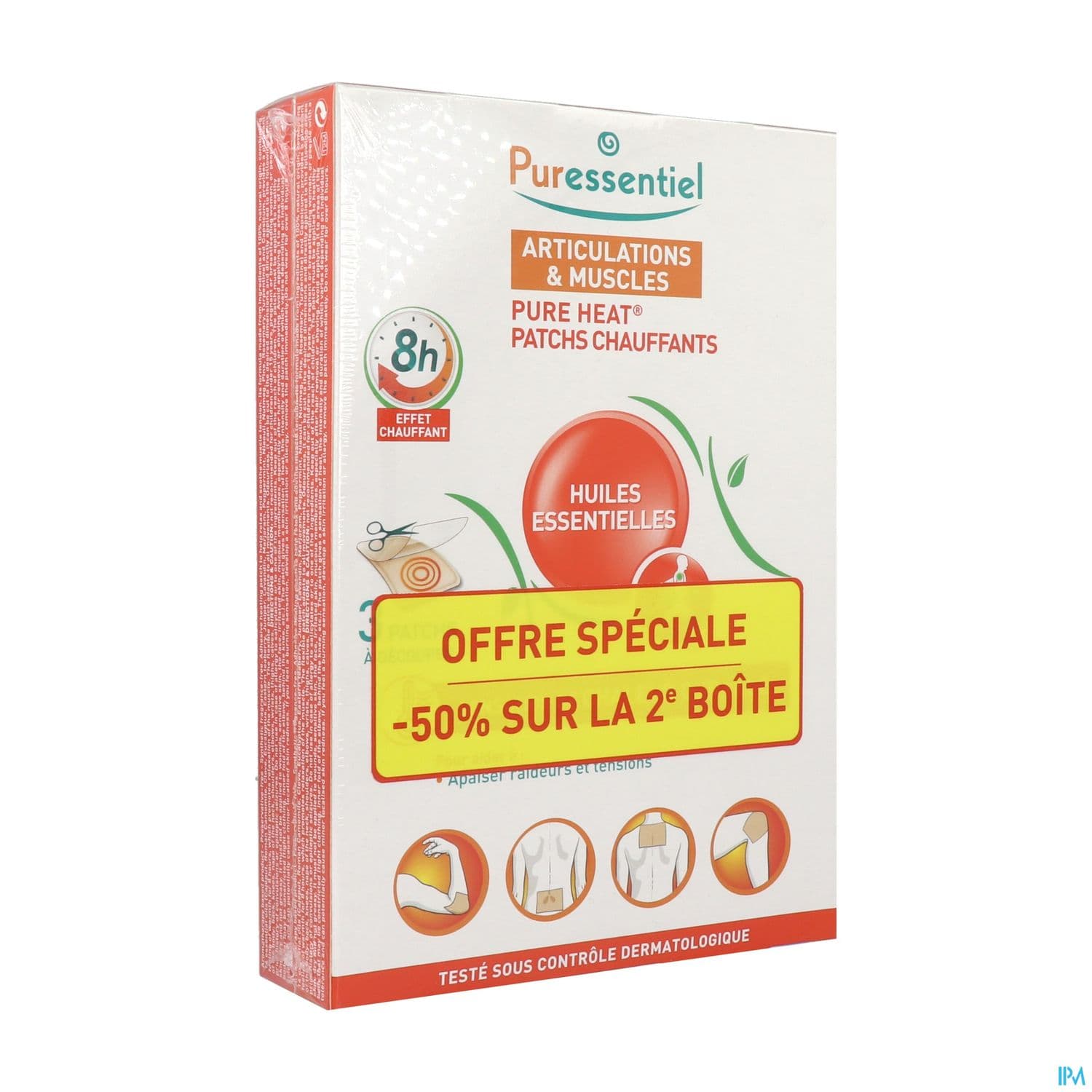 Puressentiel Patch Chauffant Pure Heat Articulations Muscles X3 Lot De 2 -50% Sur Le 2eme