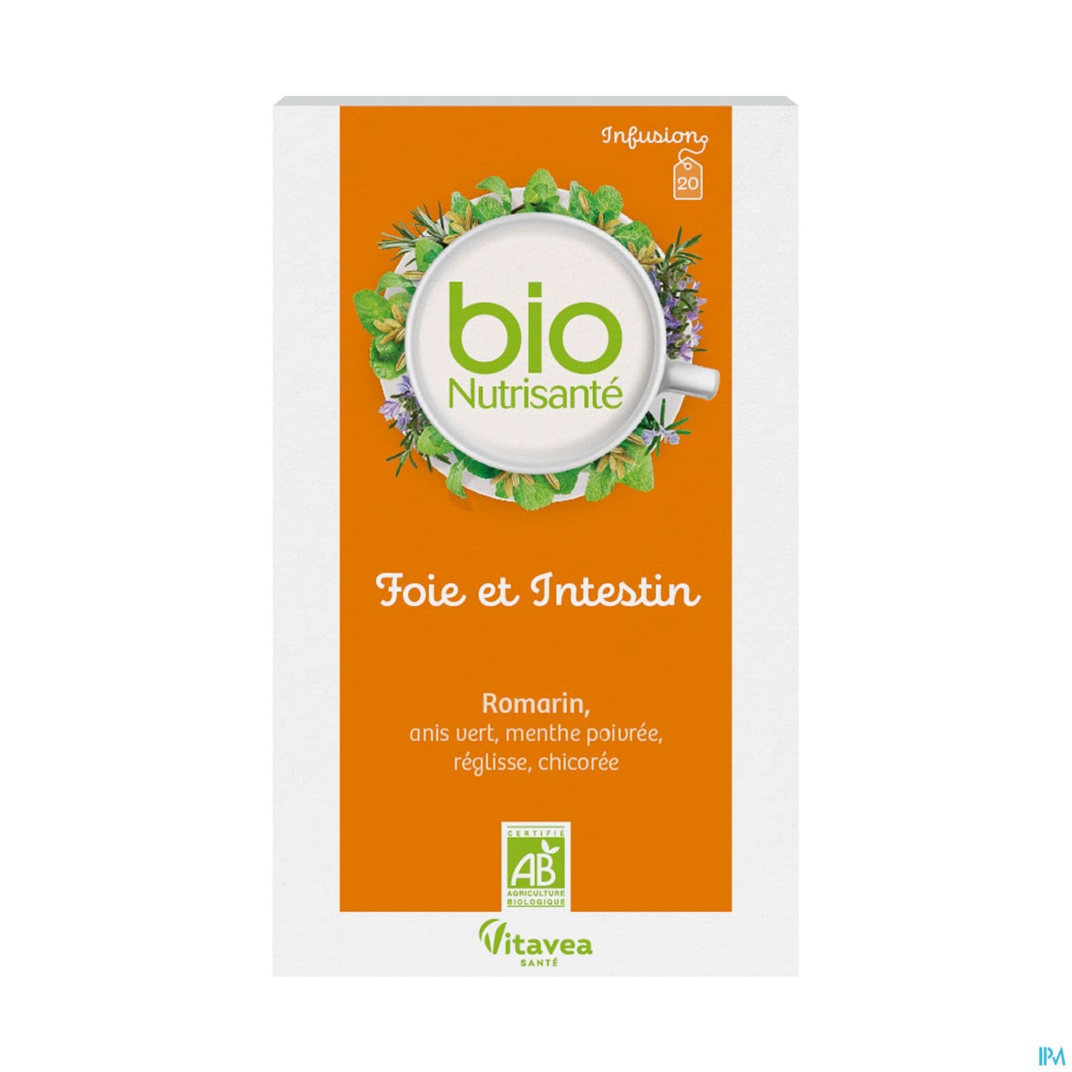 Vitavea Bionutrisante Infusion Foie Vesicule Sachet 20