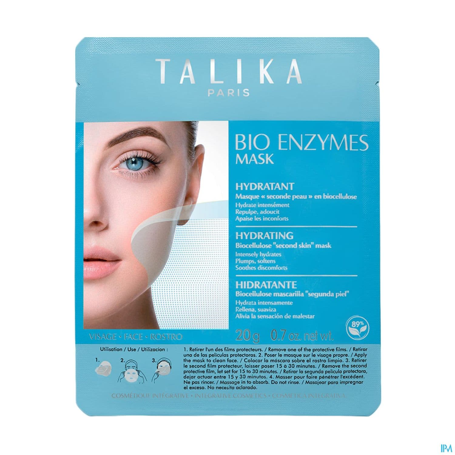 Talika Bio Enzymes Masque Hydratant Unidose 20g