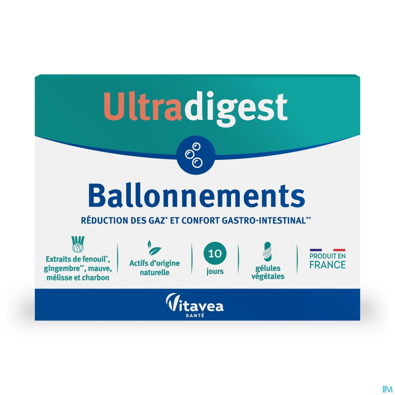 Vitavea Ultradigest Ballonnements Gelule 20 — Pharmacie Pharmavance Auteuil