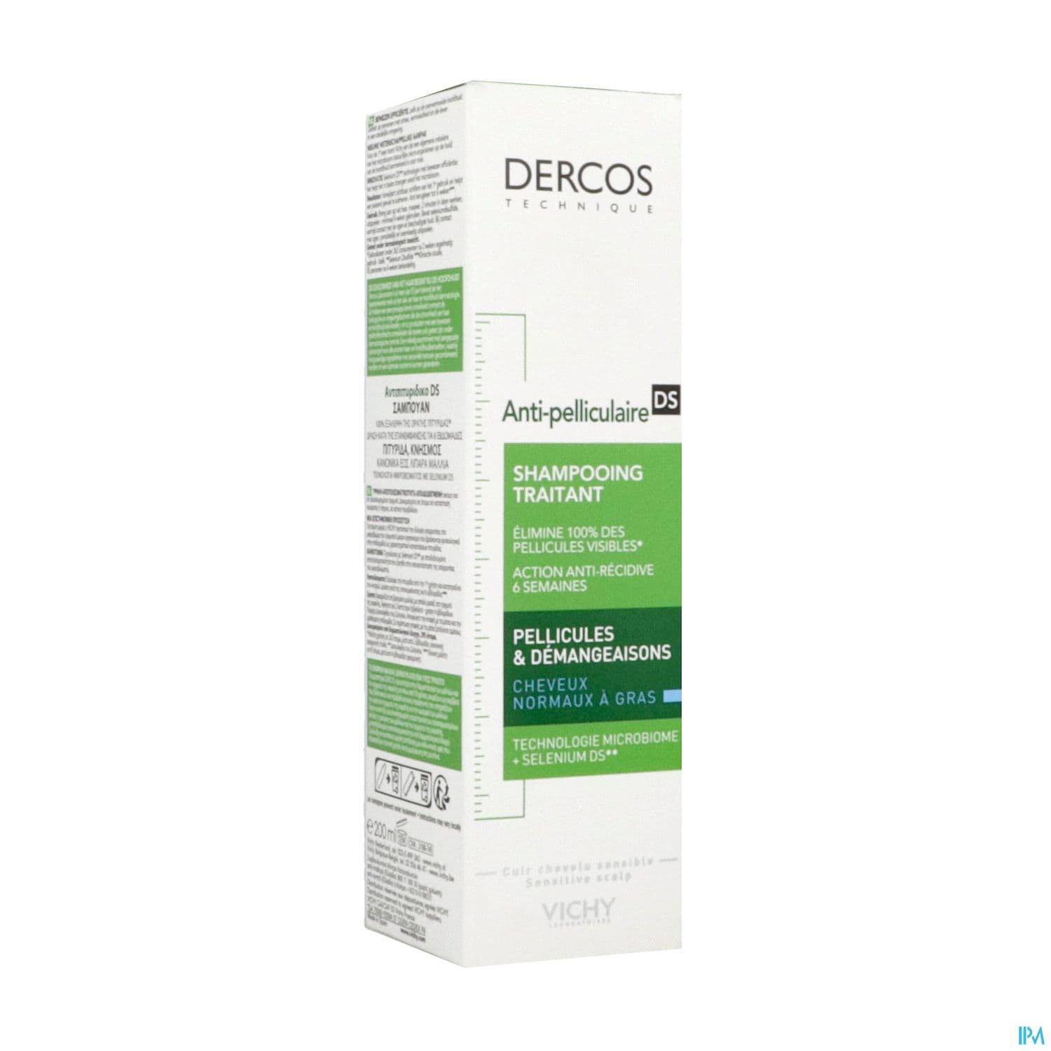 DERCOS DS SH A/PEL GRAS NORM 200ML