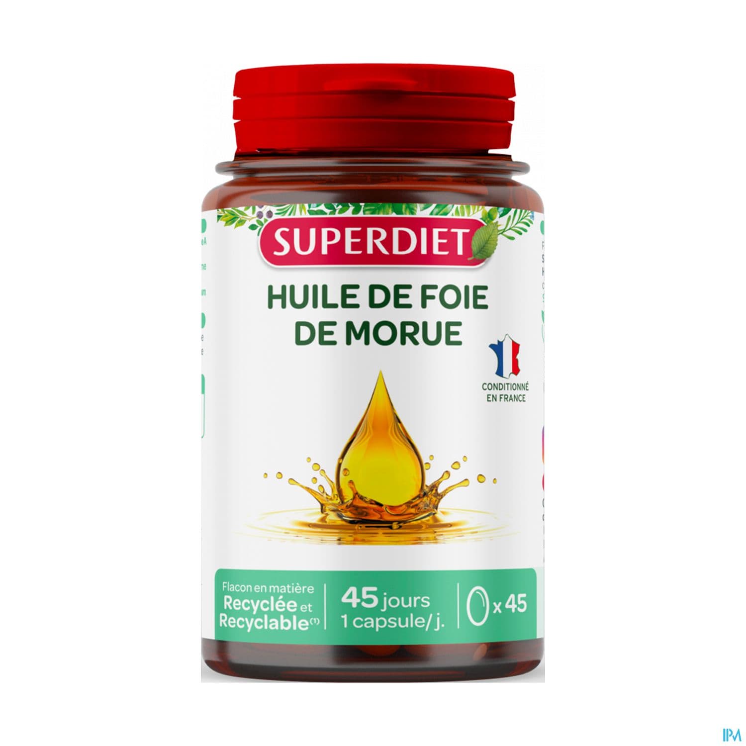 Superdiet Huile De Foie De Morue Capsule 45 — Pharmacie Pharmavance Auteuil