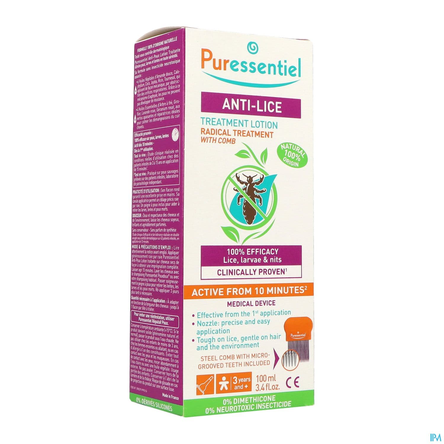 PURESSENTIEL LOT A/POUX100ML+PEIGN — Pharmacie Erlon