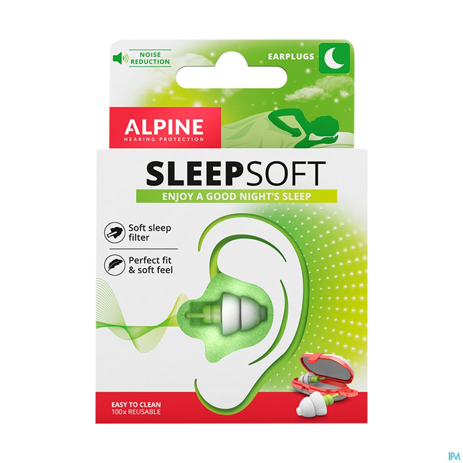 Alpine Sleepsoft Bouchon Oreille Sommeil X2