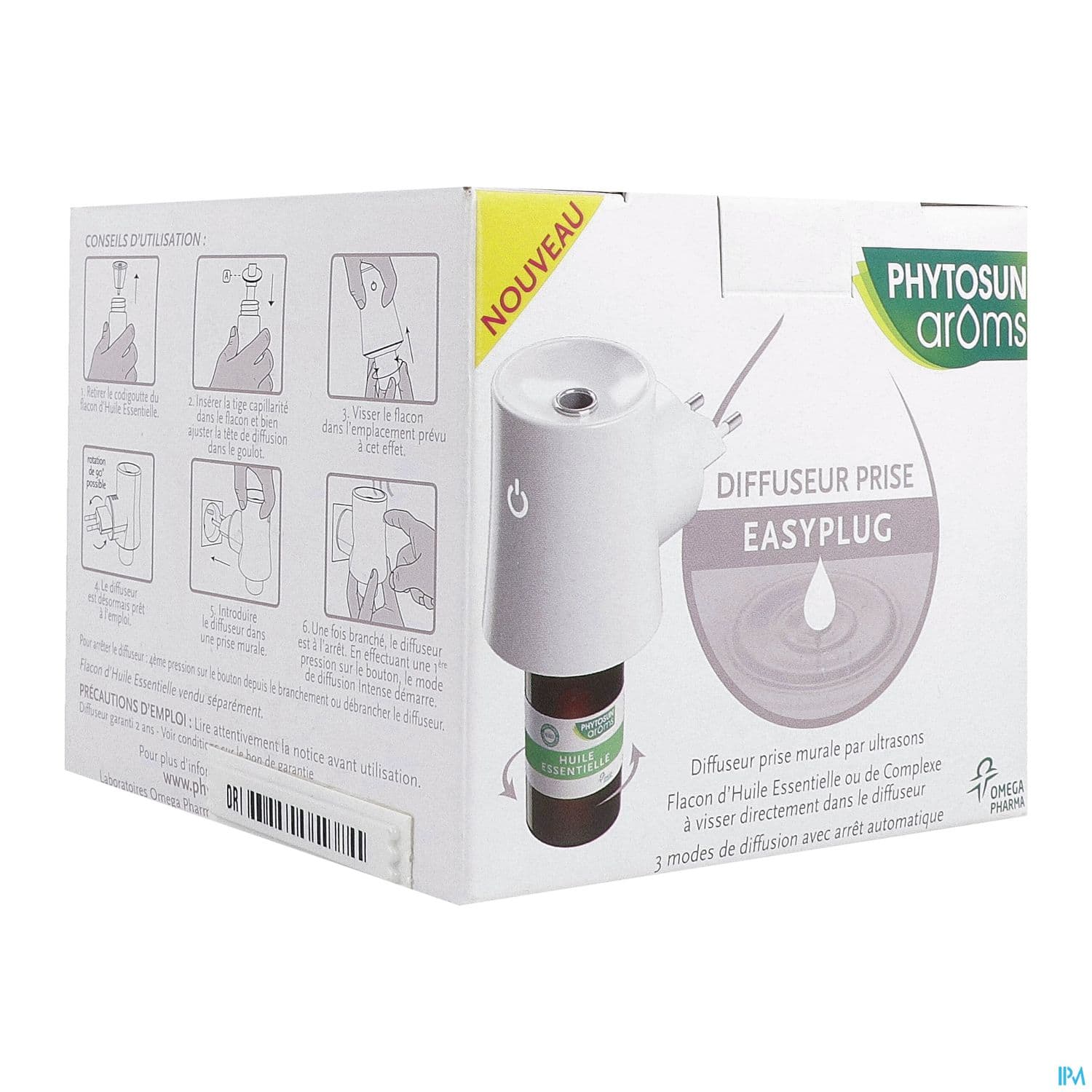 Phytosun Aroms Diffuseur Ultrasonique Easyplug Prise Murale