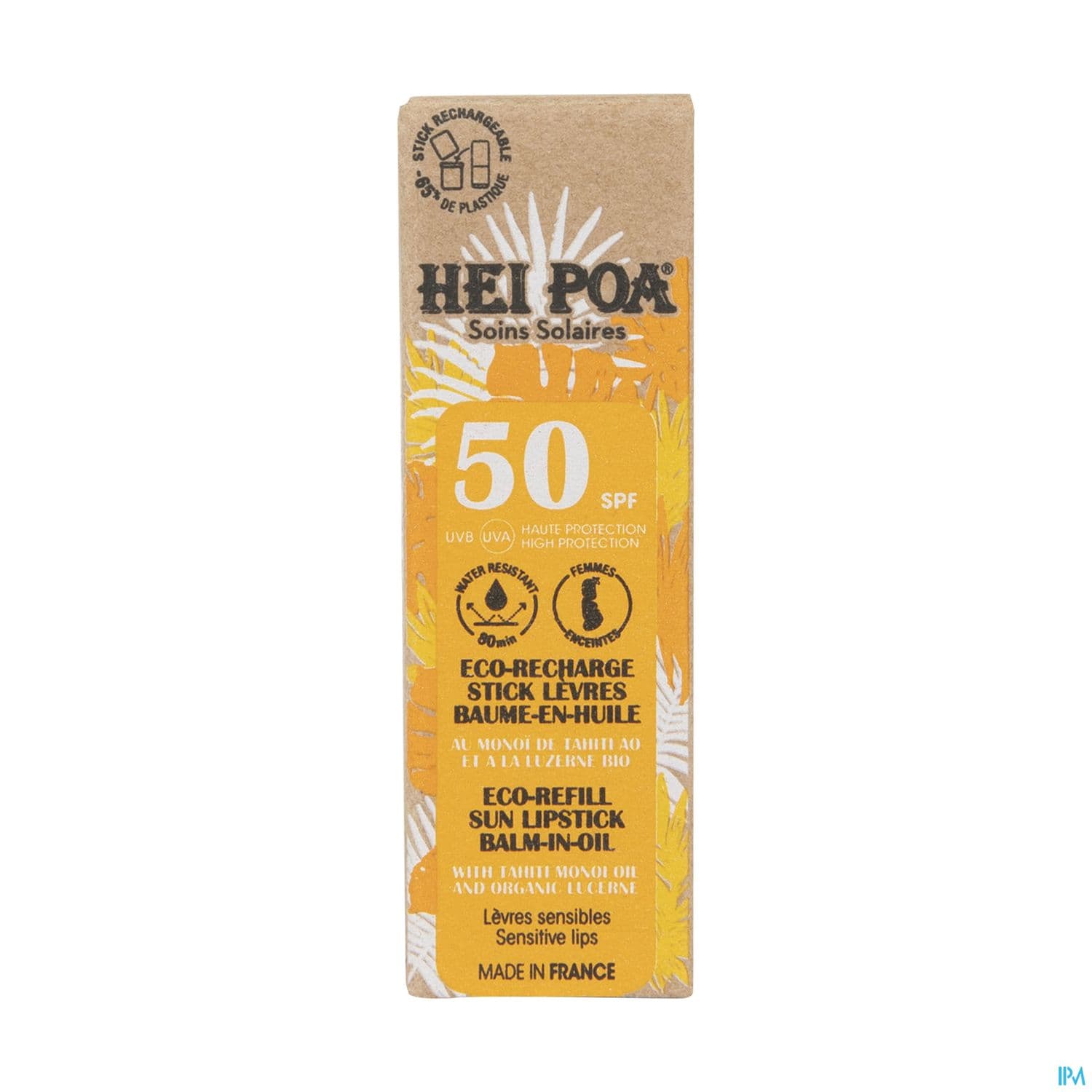 HEIPOA BAUME LEVRE SPF50 RECH 4G — Pharmacie Gueriniere