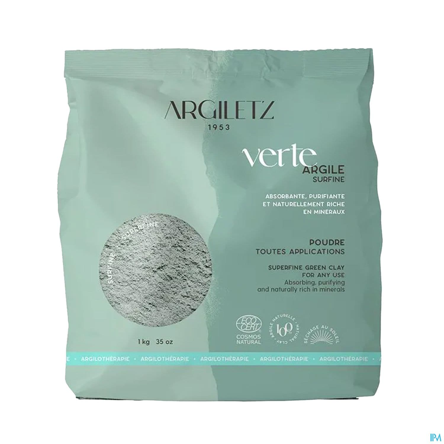 Argiletz Argile Verte Surfine 1kg