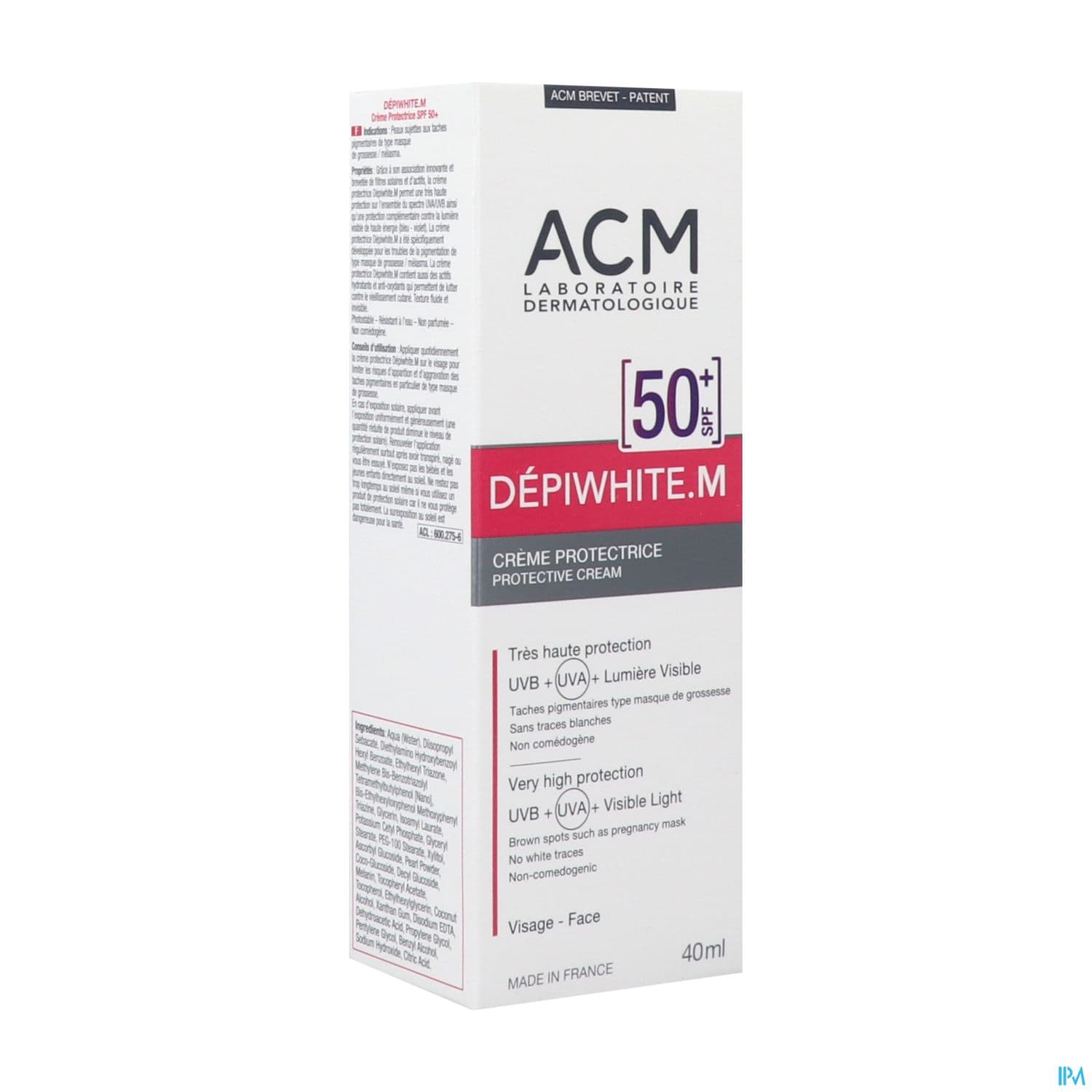 DEPIWHITE.M CR PROTECT SPF50+ 40ML