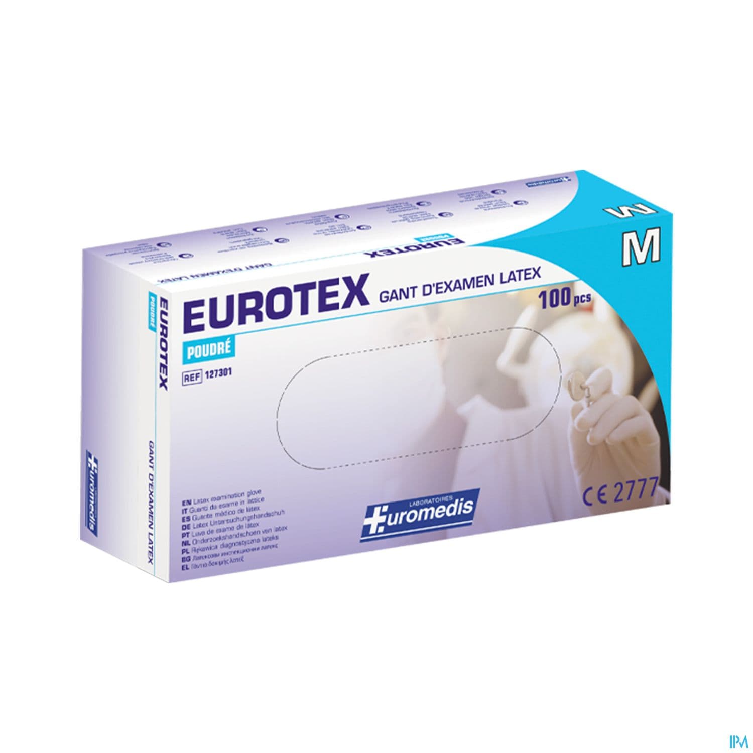 EUROMEDIS GANT EXAM LATEX POUDRE T7/8 B/100 — Pharmacie centrale de la Villette 93 Pharmacie de garde 24h/24