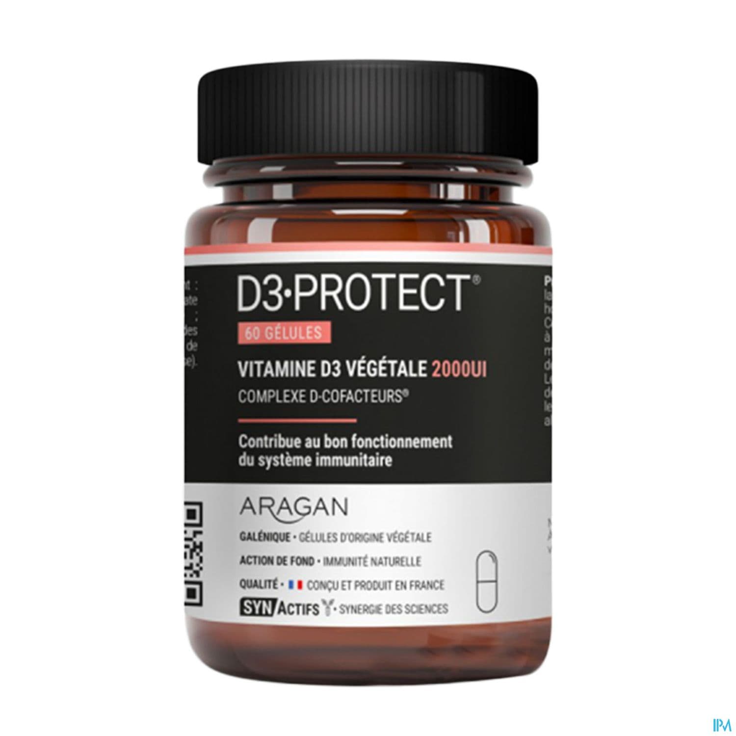 Synactifs D3 Protect Vitamine Vegetale Gelule 60