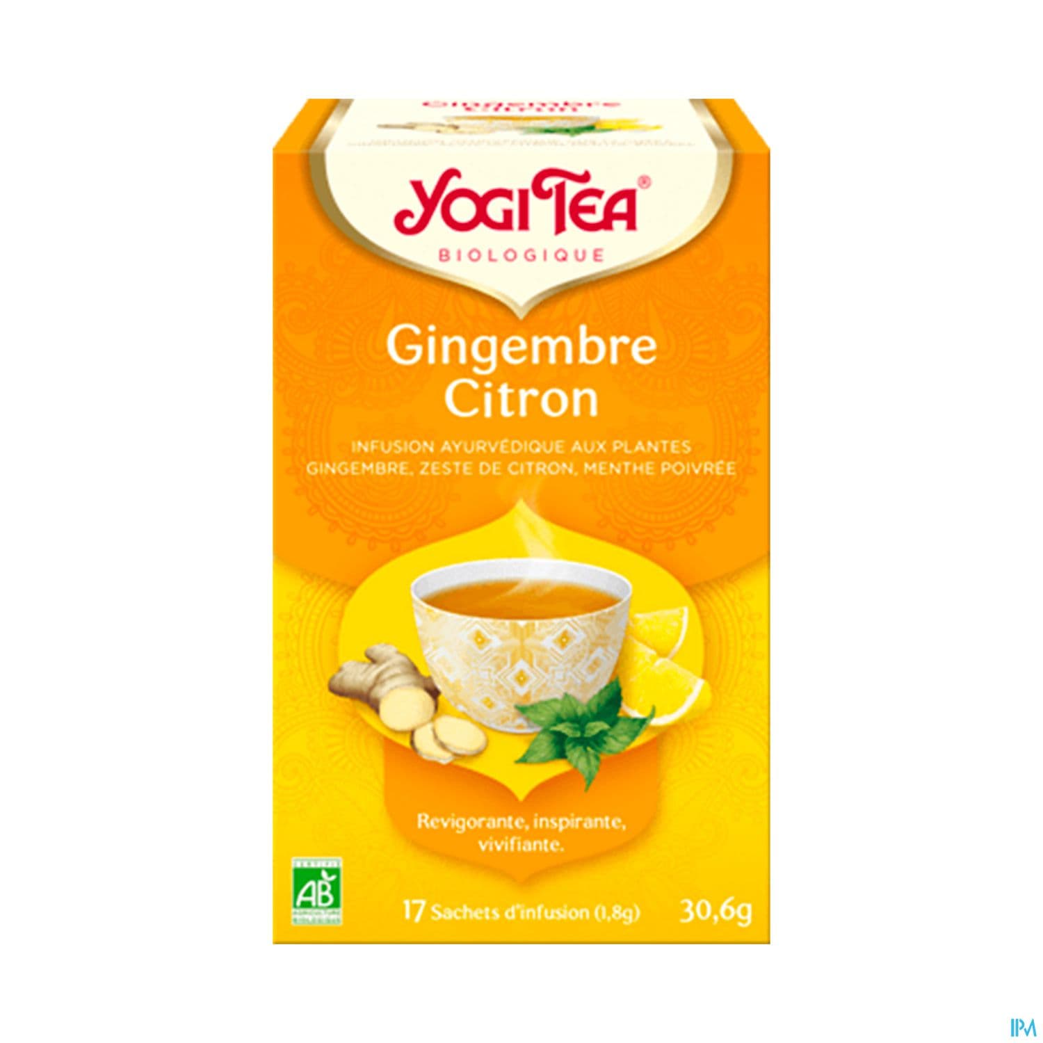 Yogi Tea Gingembre Citron Bio Infusette 2g 17