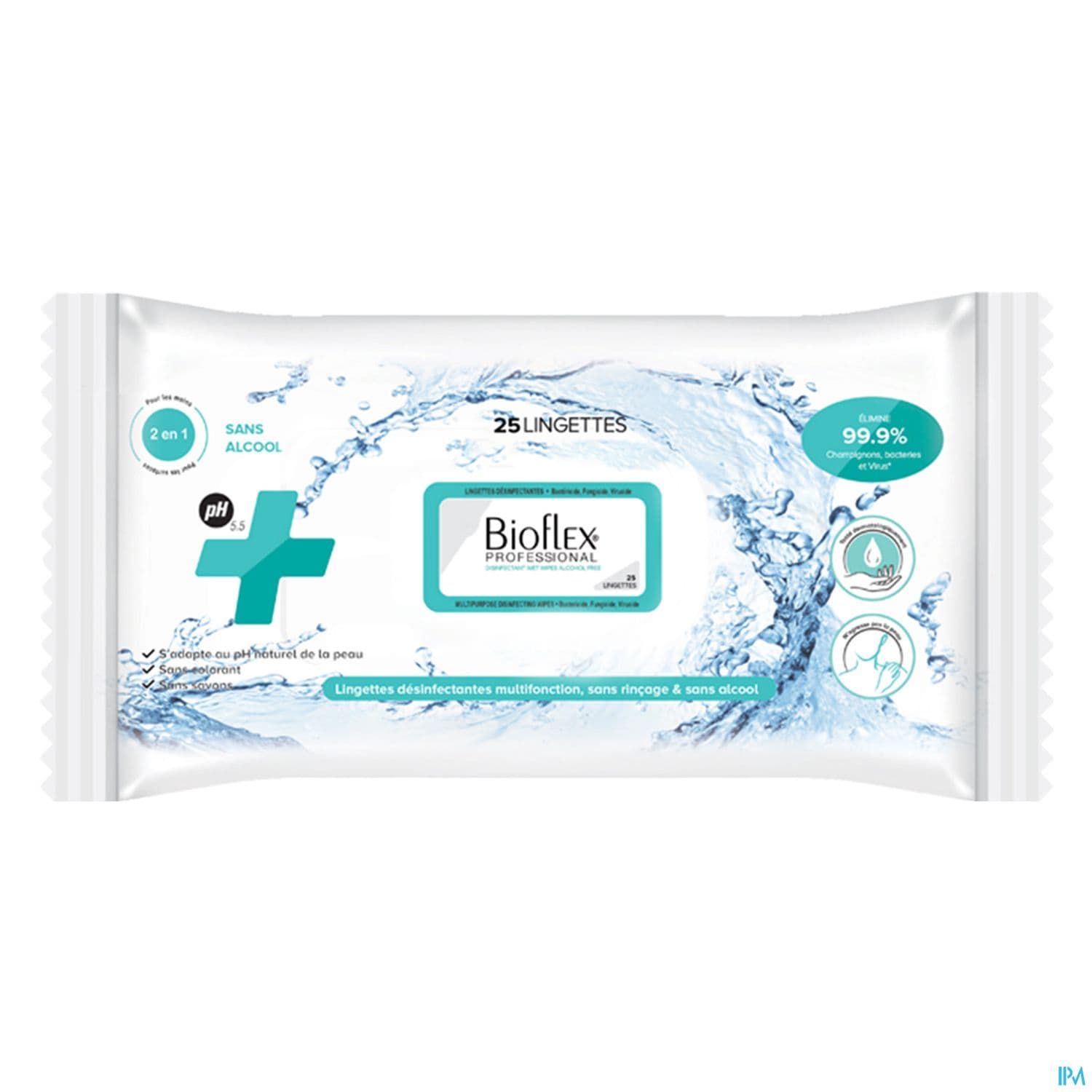 BIOFLEX LINGETTE DESINFECTANTE 120 — Pharmacie Lyon Grand Trou